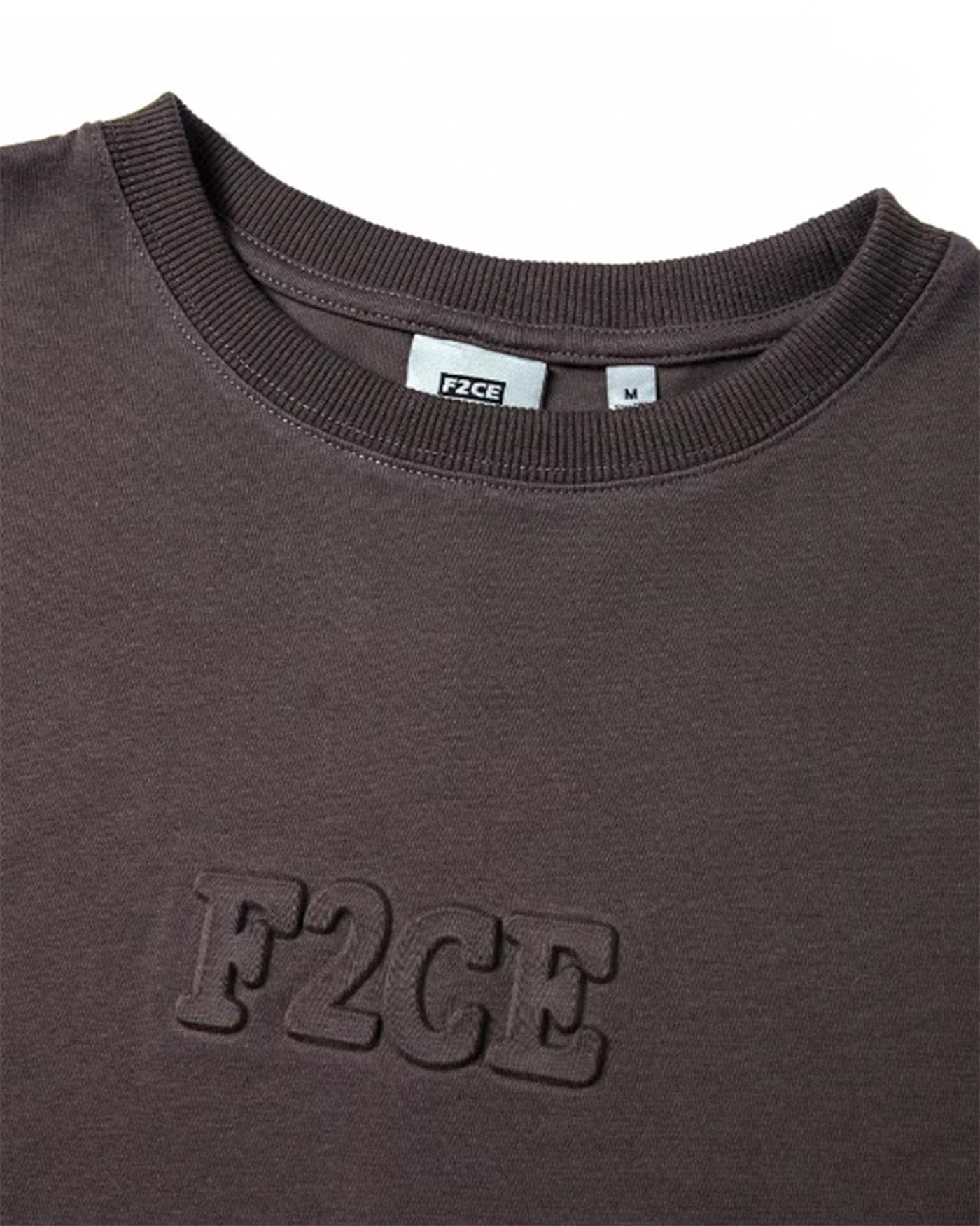 F2CE Essential Embossed LOGO Reversed T-Shirt, premium urban and streetwear designers apparel on PROJECTISR.com, F2CE