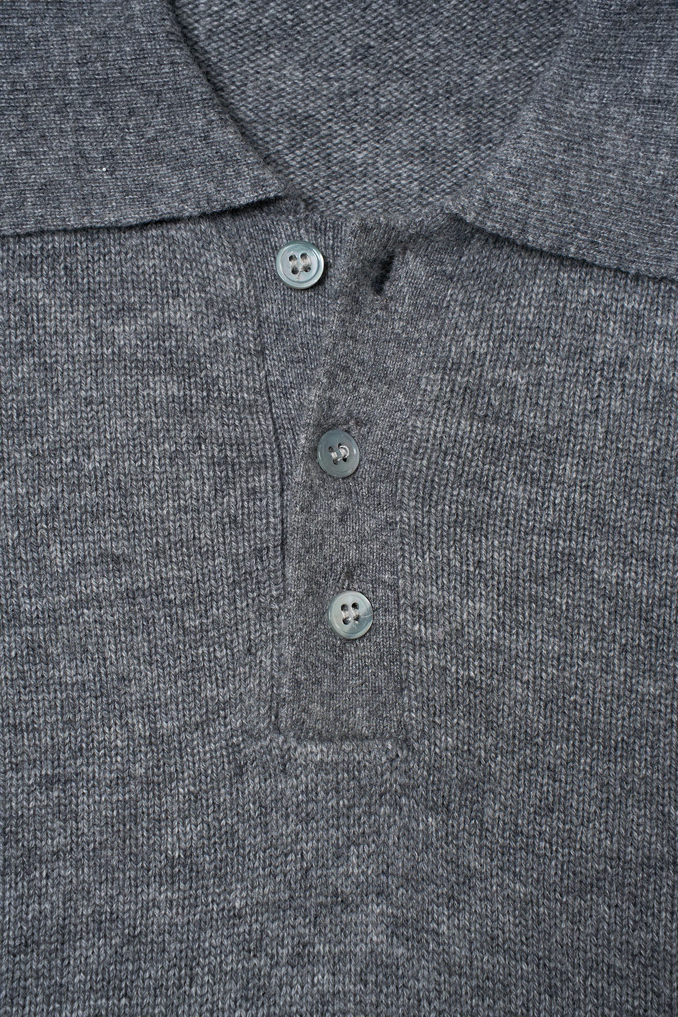 OUYANG WENJUN Classic Cashmere Polo Sweater