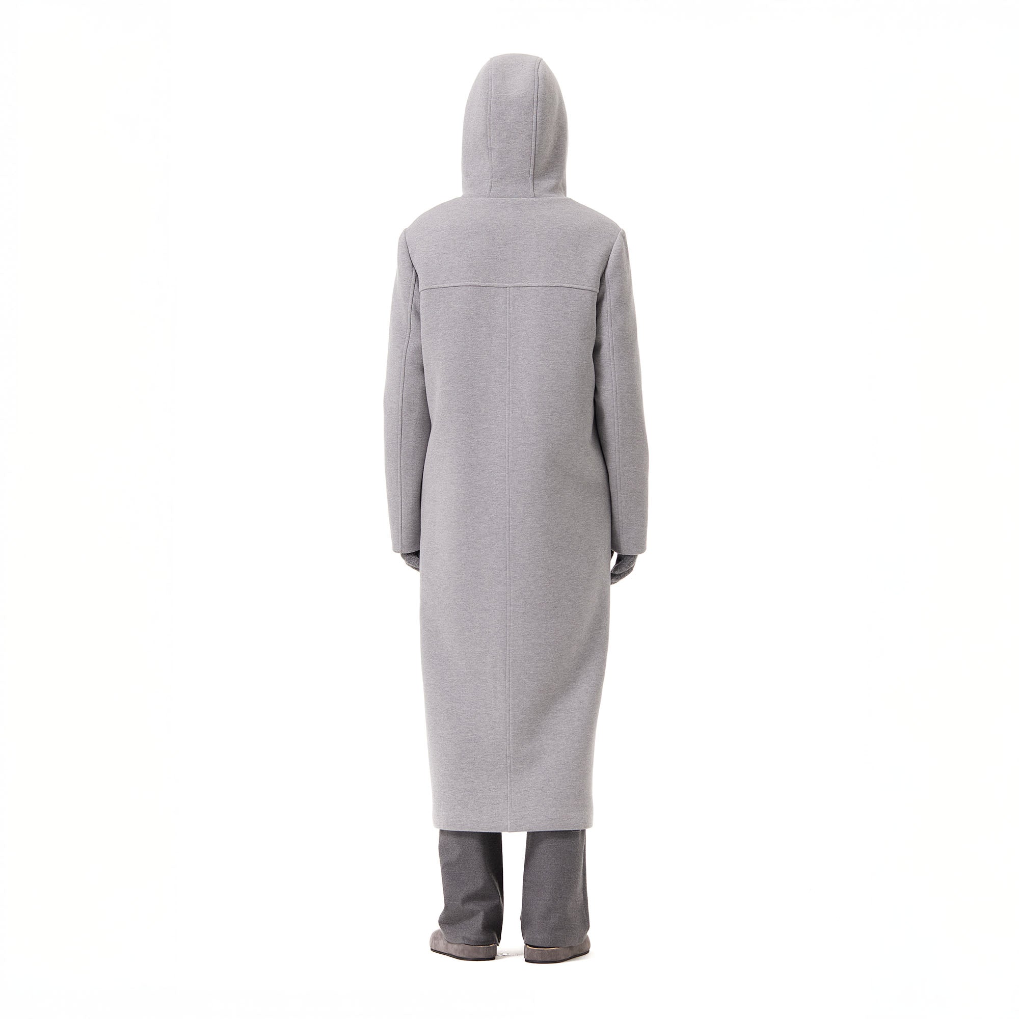 OUYANG WENJUN Essential Sherpa Hood Longline Coat