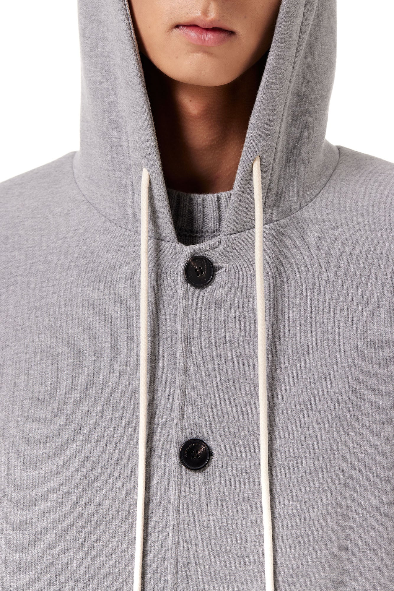 OUYANG WENJUN Essential Sherpa Hood Longline Coat
