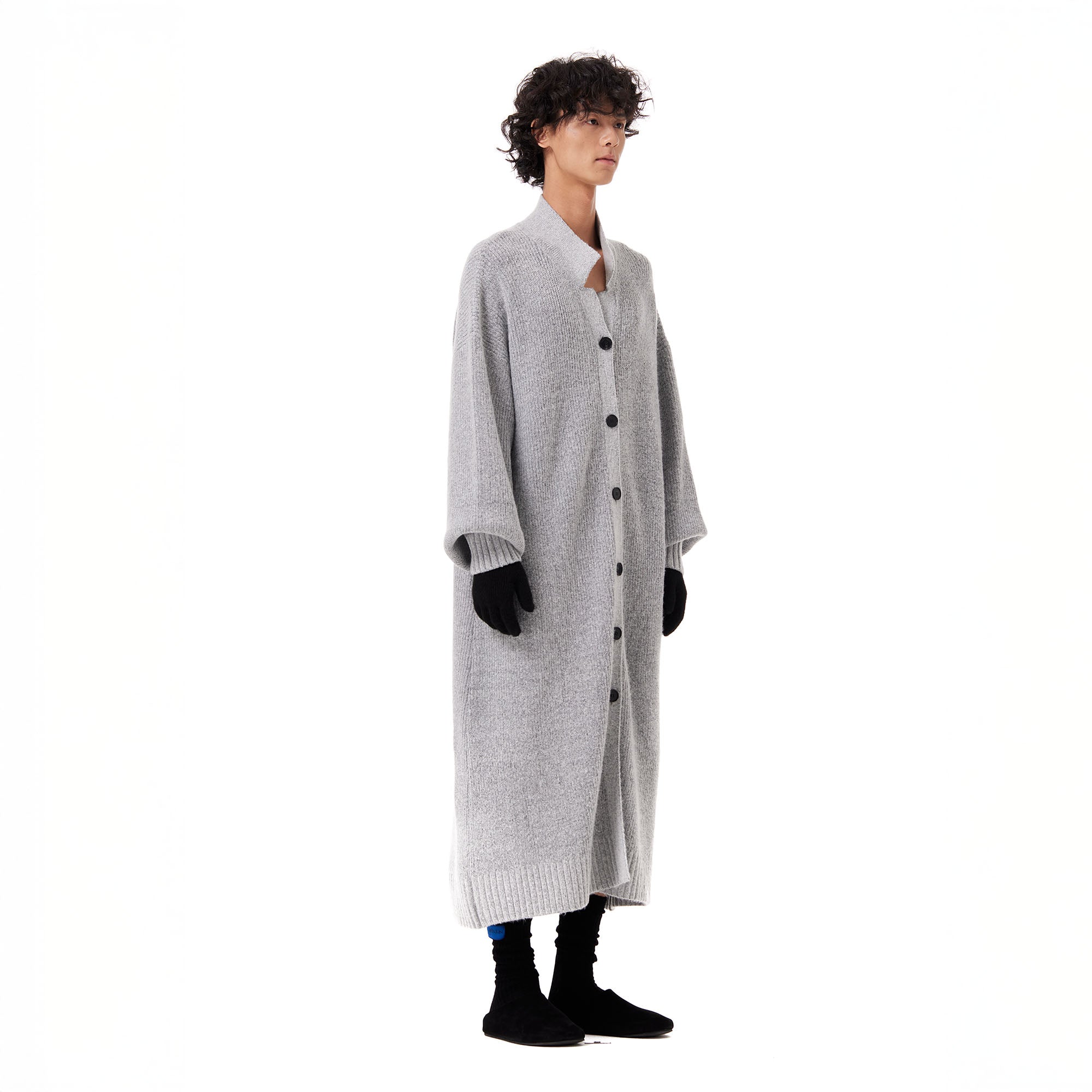 OUYANG WENJUN Oversized Knit Duster Cardigan