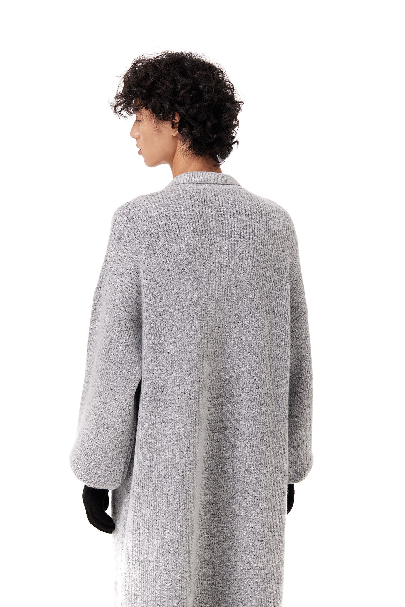 OUYANG WENJUN Oversized Knit Duster Cardigan
