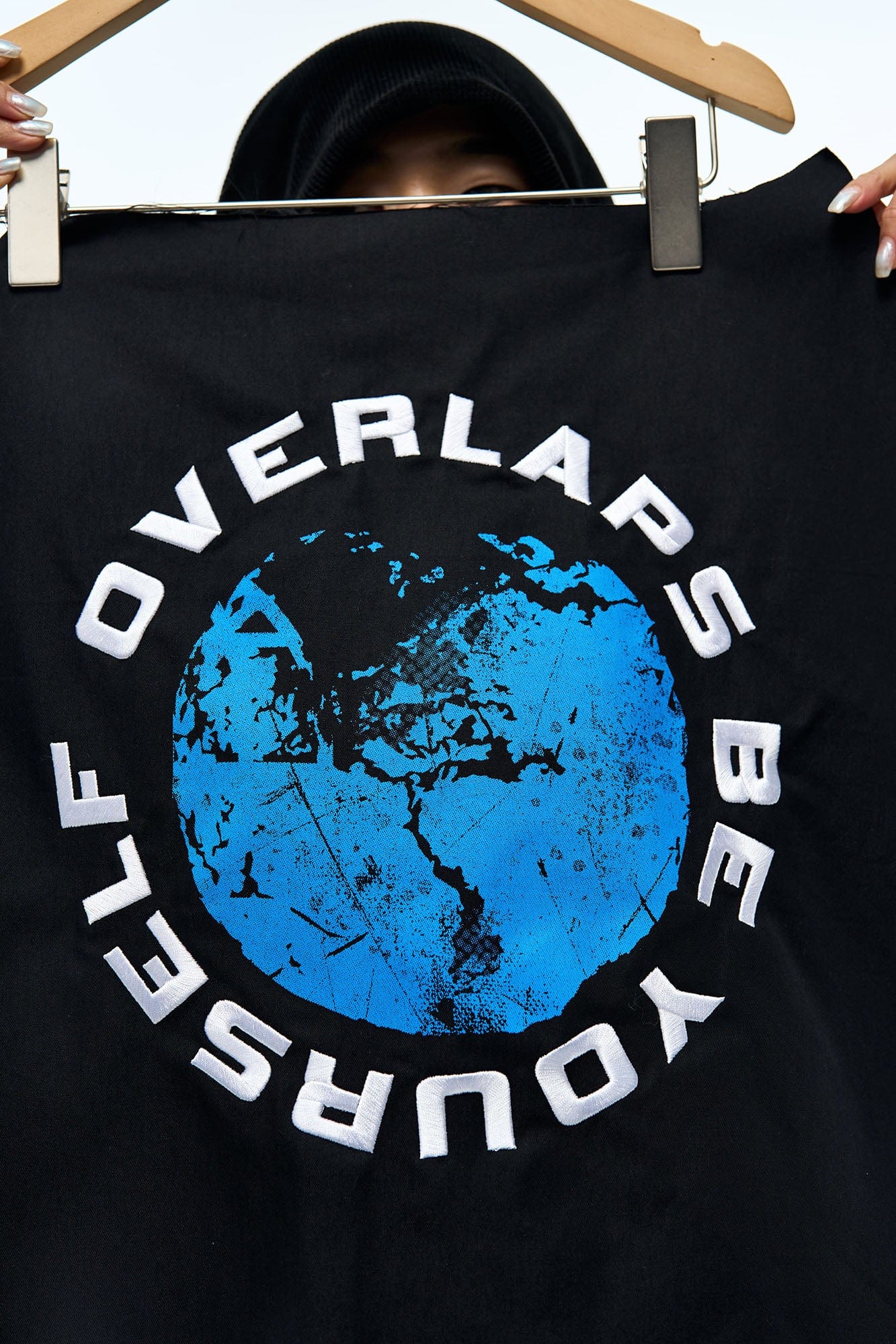 OVERLAPS Back Earth Graphic Overshirt, premium urban and streetwear designers apparel on PROJECTISR.com, OVERLAPS