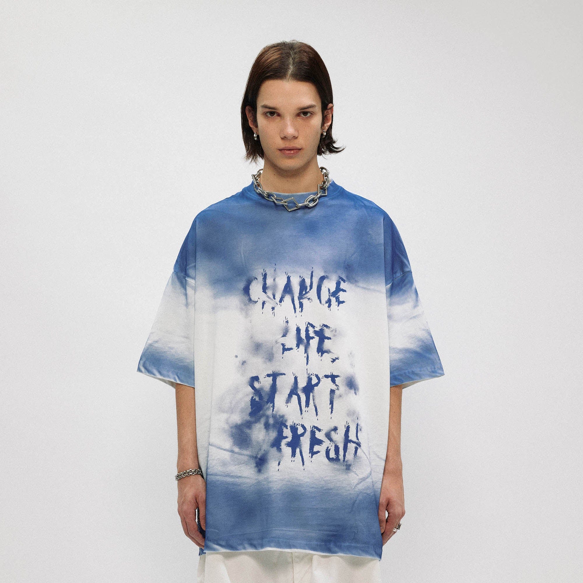 OVDY Graffiti Faded Oversized T-Shirt