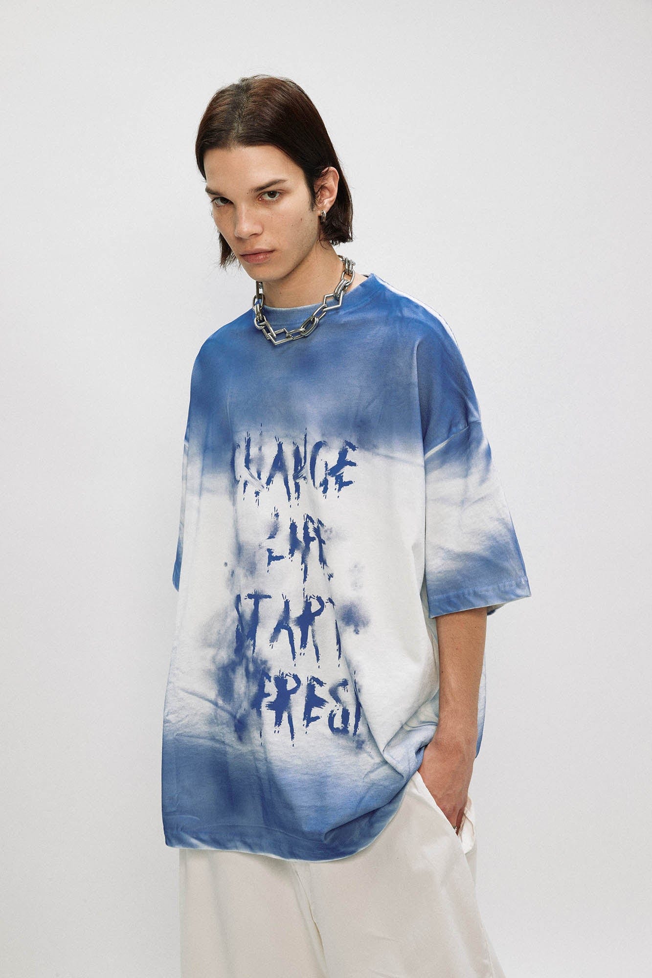 OVDY Graffiti Faded Oversized T-Shirt