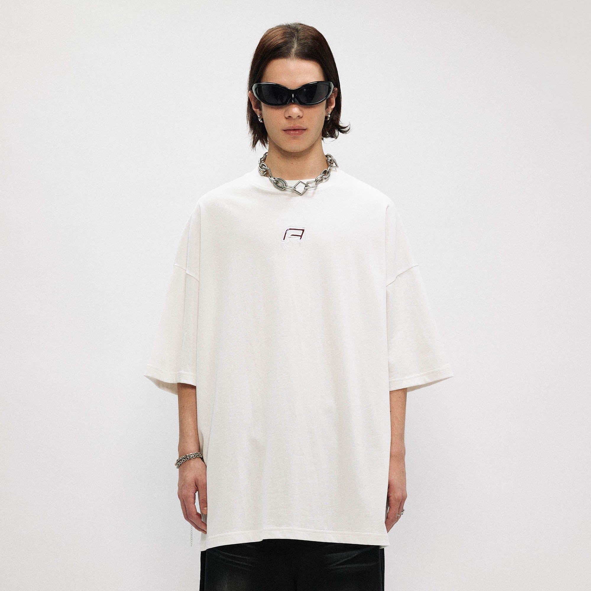 OVDY Wing Embroidered Patch Oversized T-Shirt, premium urban and streetwear designers apparel on PROJECTISR.com, OVDY