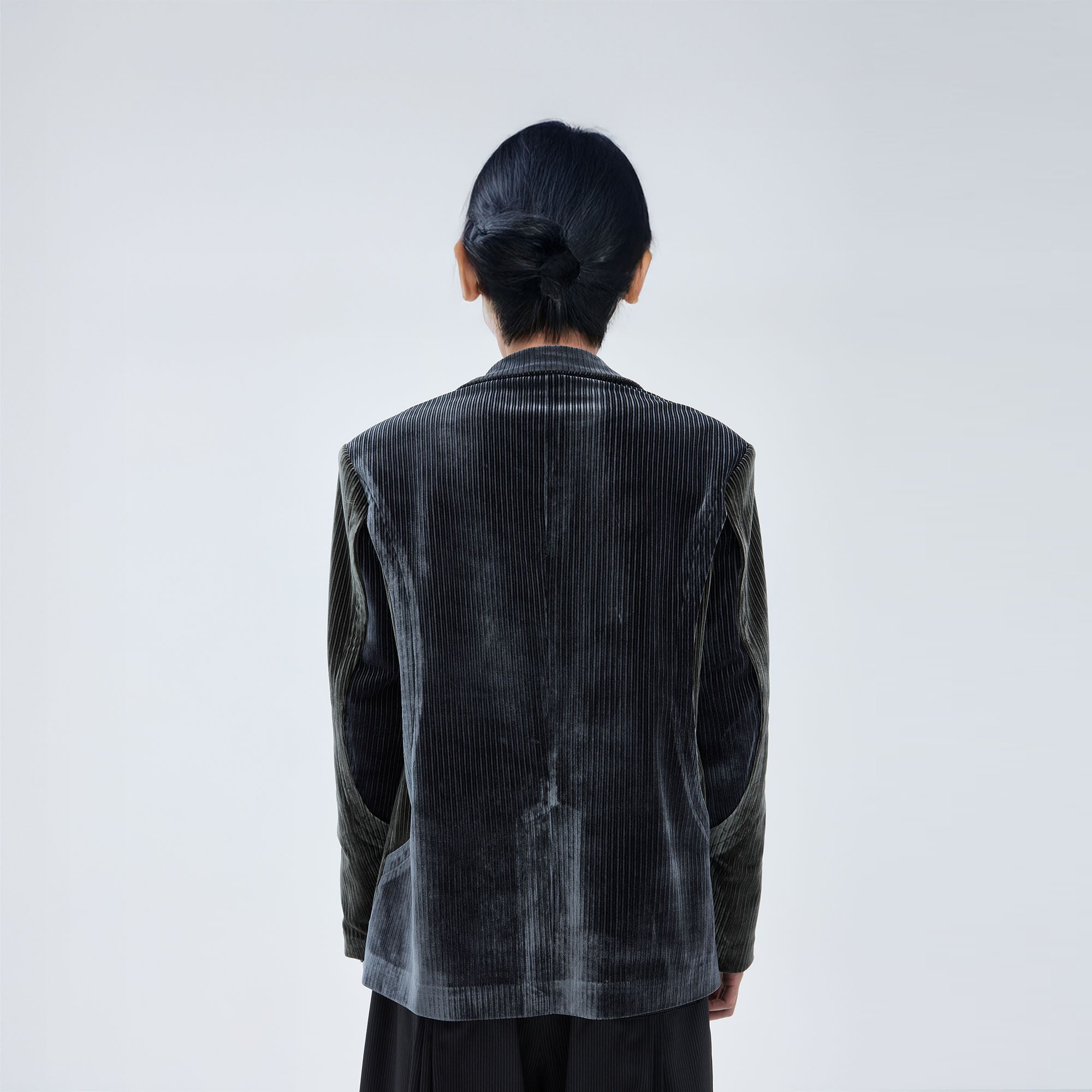 TUIMU Corduroy Contrast Panel Blazer, premium urban and streetwear designers apparel on PROJECTISR.com, TUIMU