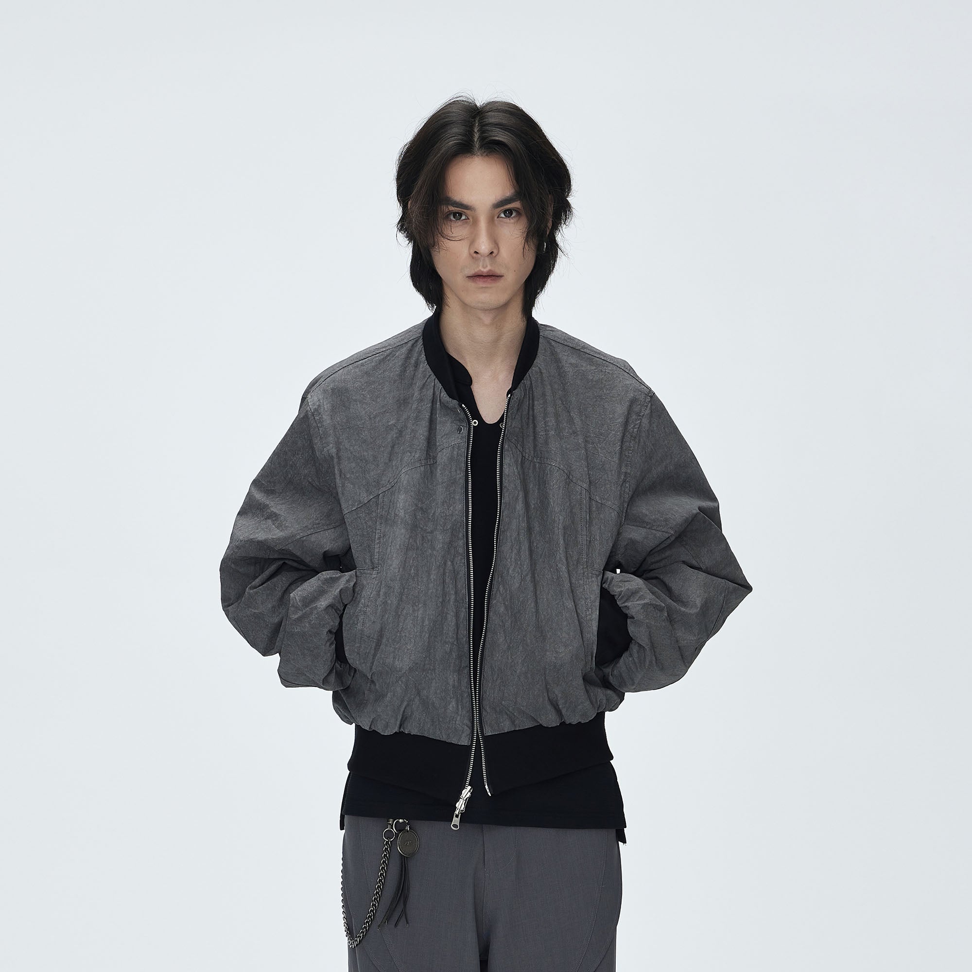 CATSSTAC Reversible Two-Tone Bomber Jacket, premium urban and streetwear designers apparel on PROJECTISR.com, CATSSTAC