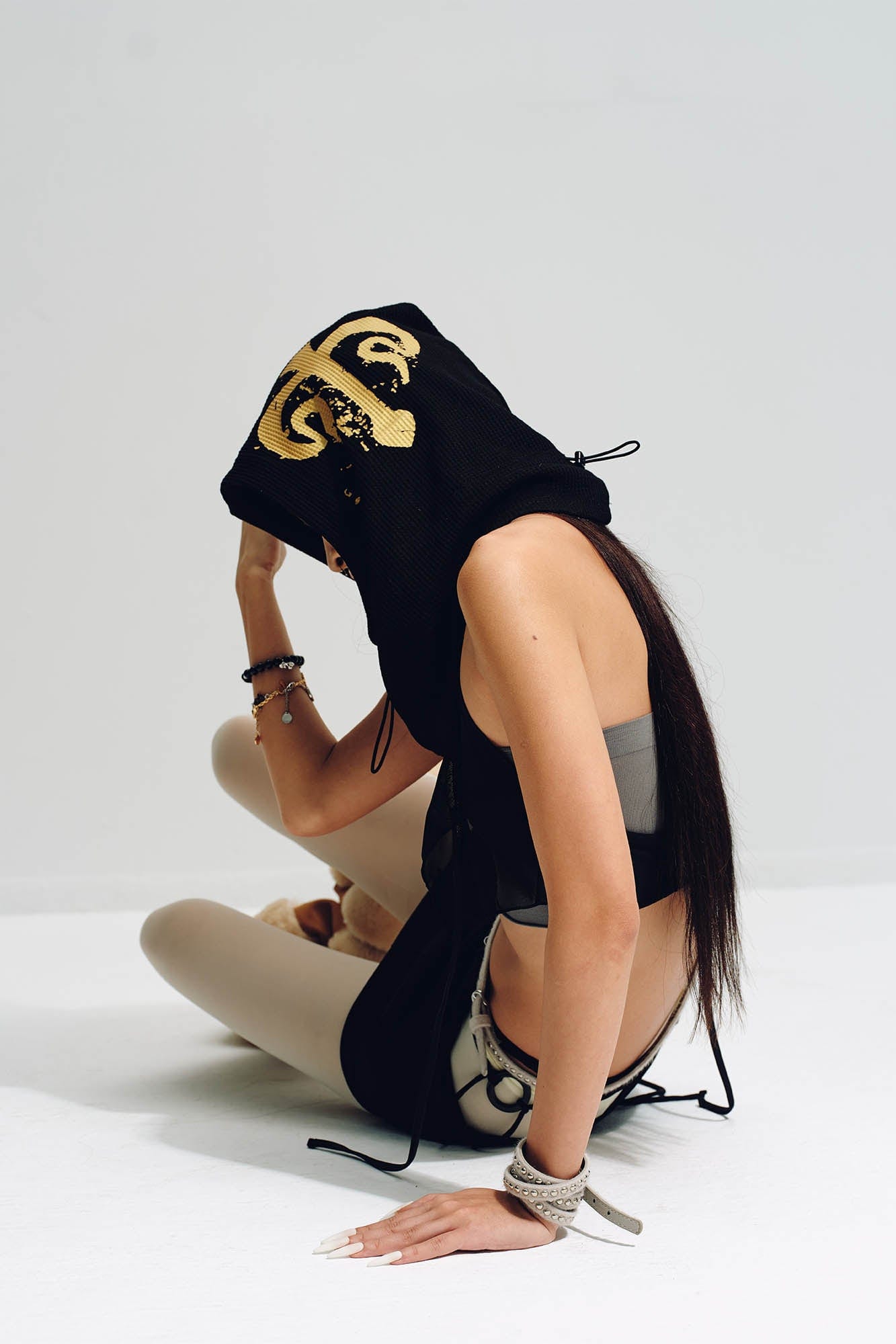 SCHWARZGOLD Trident Balaclava Hat, premium urban and streetwear designers apparel on PROJECTISR.com, SCHWARZGOLD