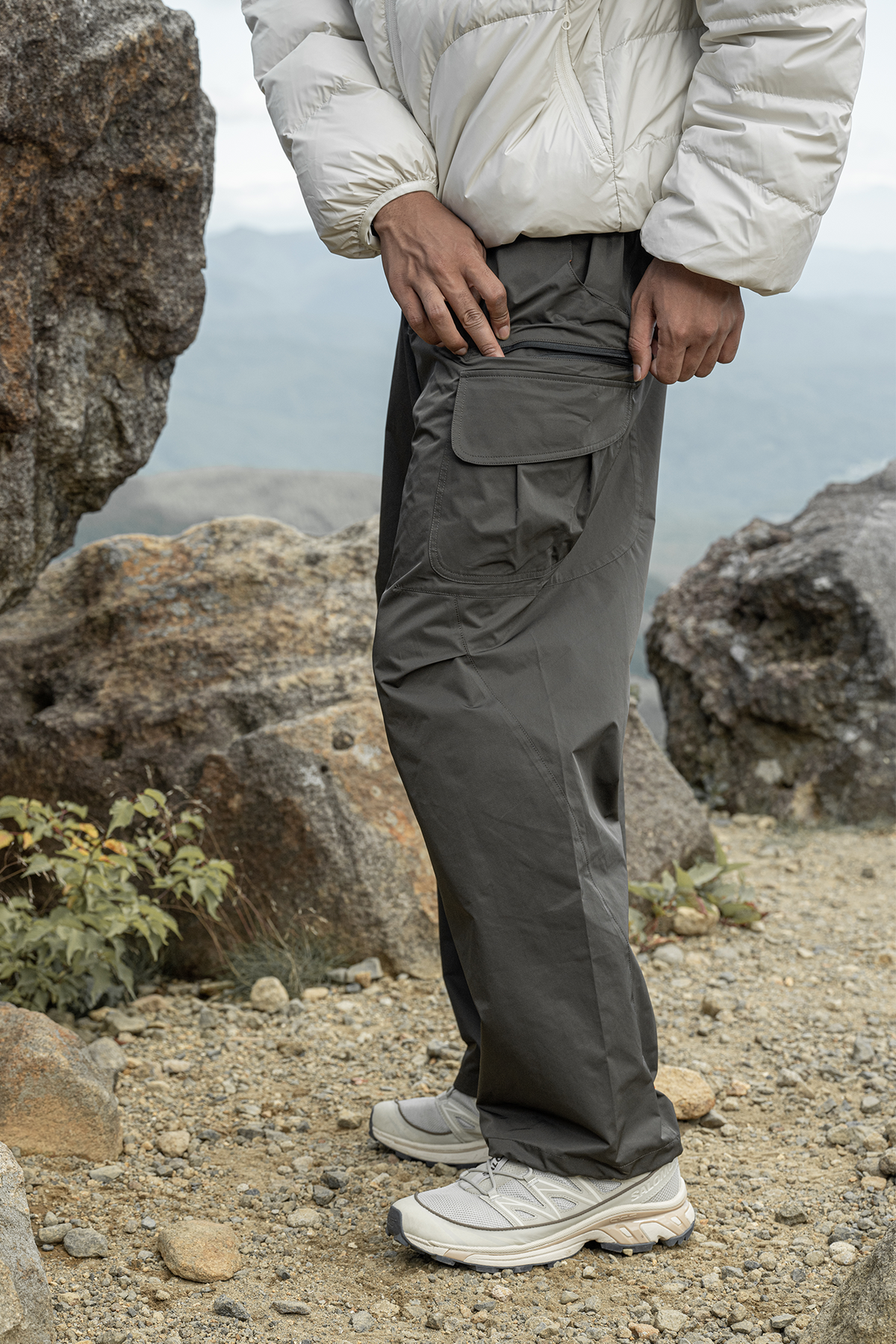 HALCYON Multi-Pocket Straight-Leg Cargo Pants, premium urban and streetwear designers apparel on PROJECTISR.com, HALCYON