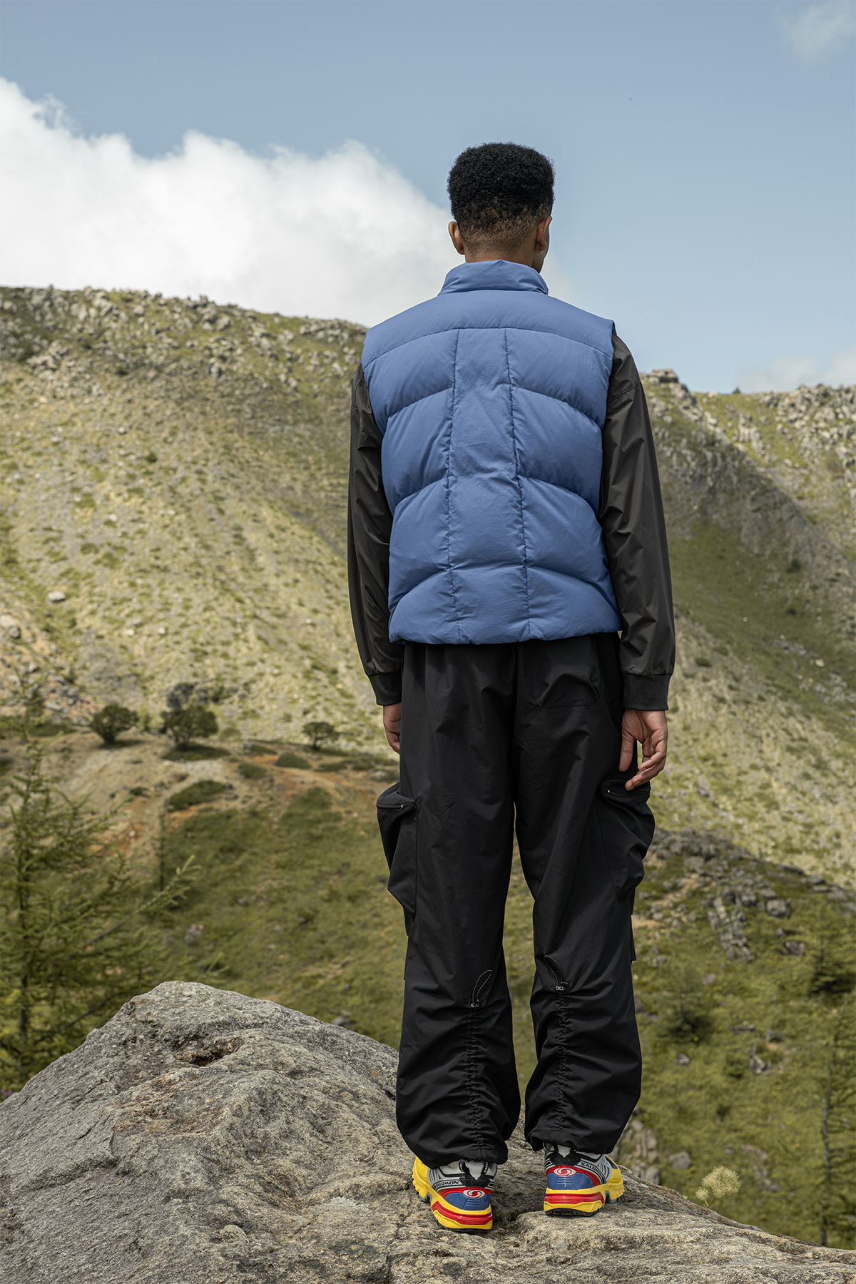 HALCYON Adjustable-Waist Utility Windproof Parachute Pants