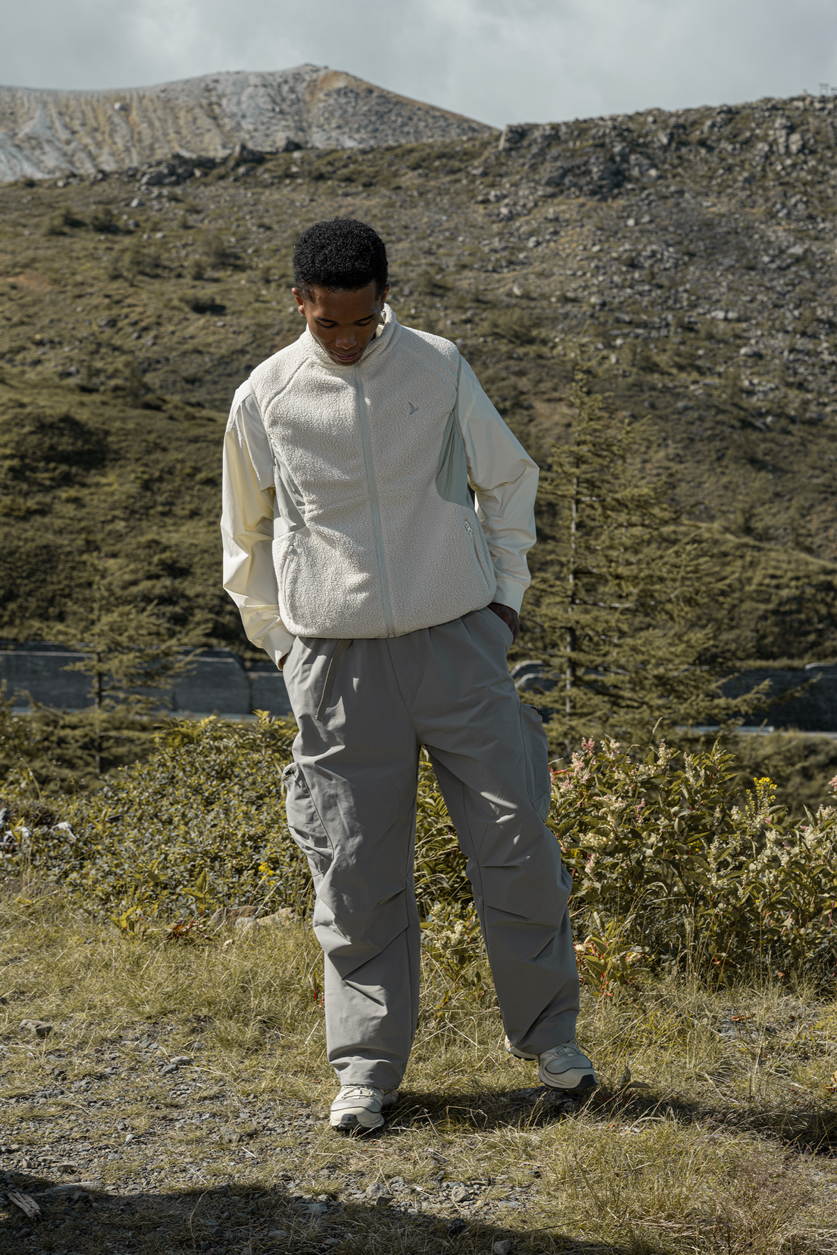 HALCYON Adjustable-Waist Utility Windproof Parachute Pants