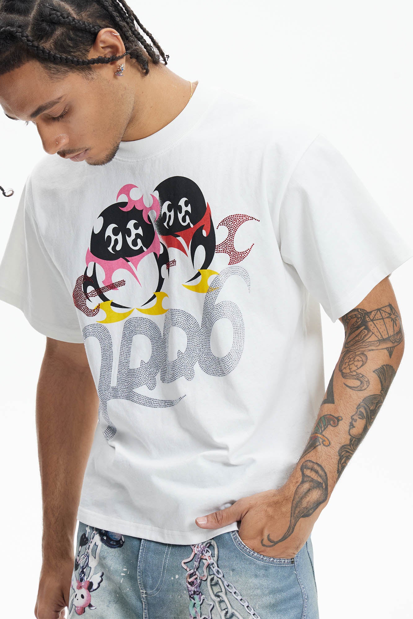 DND4DES Abstract Penguin 2006 Diamond T-Shirt