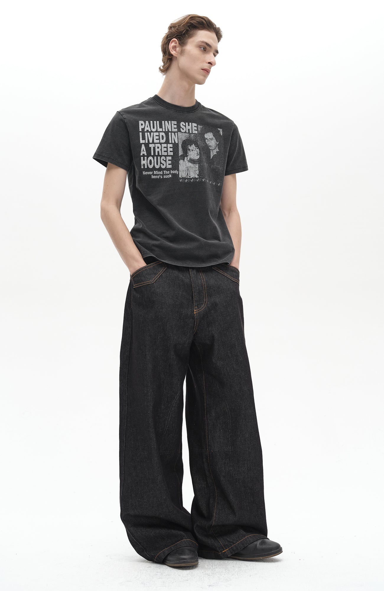 SADSOUP Washed Graphic Tee