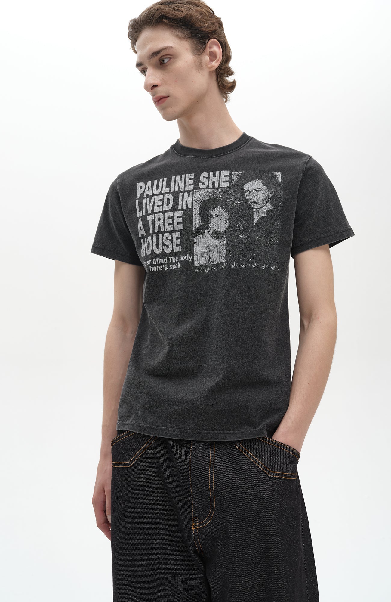 SADSOUP Washed Graphic Tee
