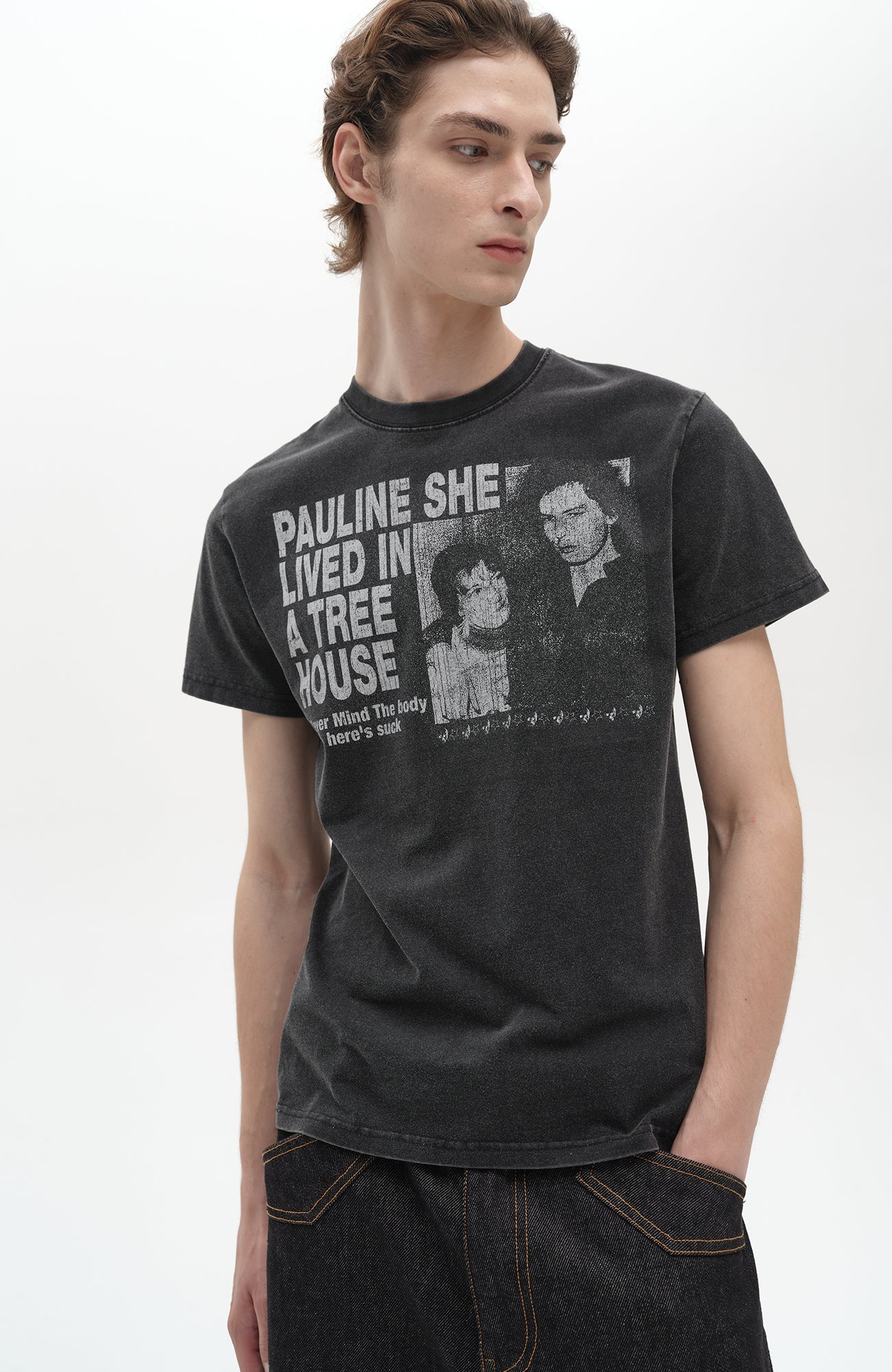 SADSOUP Washed Graphic Tee
