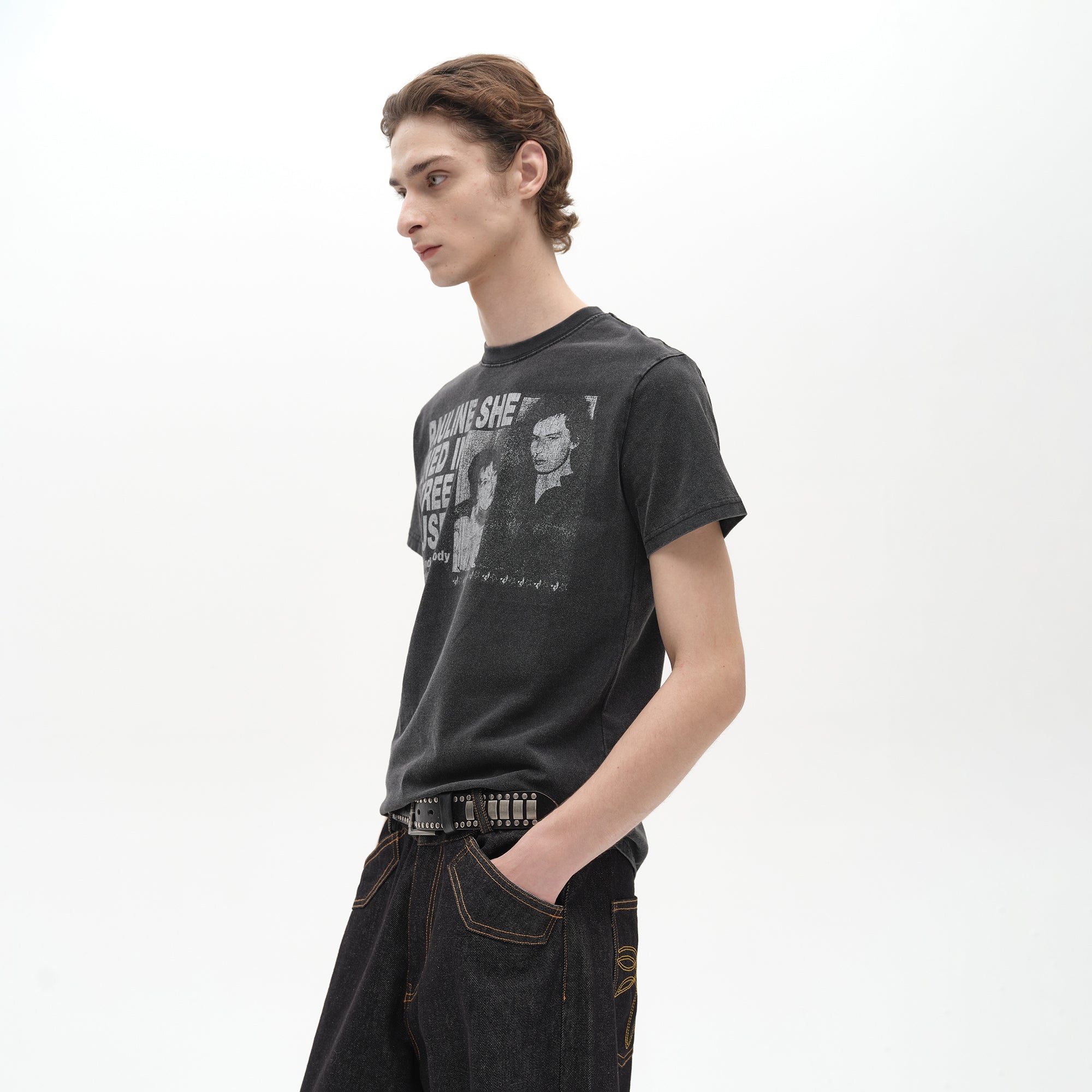 SADSOUP Washed Graphic Tee