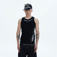 DND4DES Cross Graphic Tank Top
