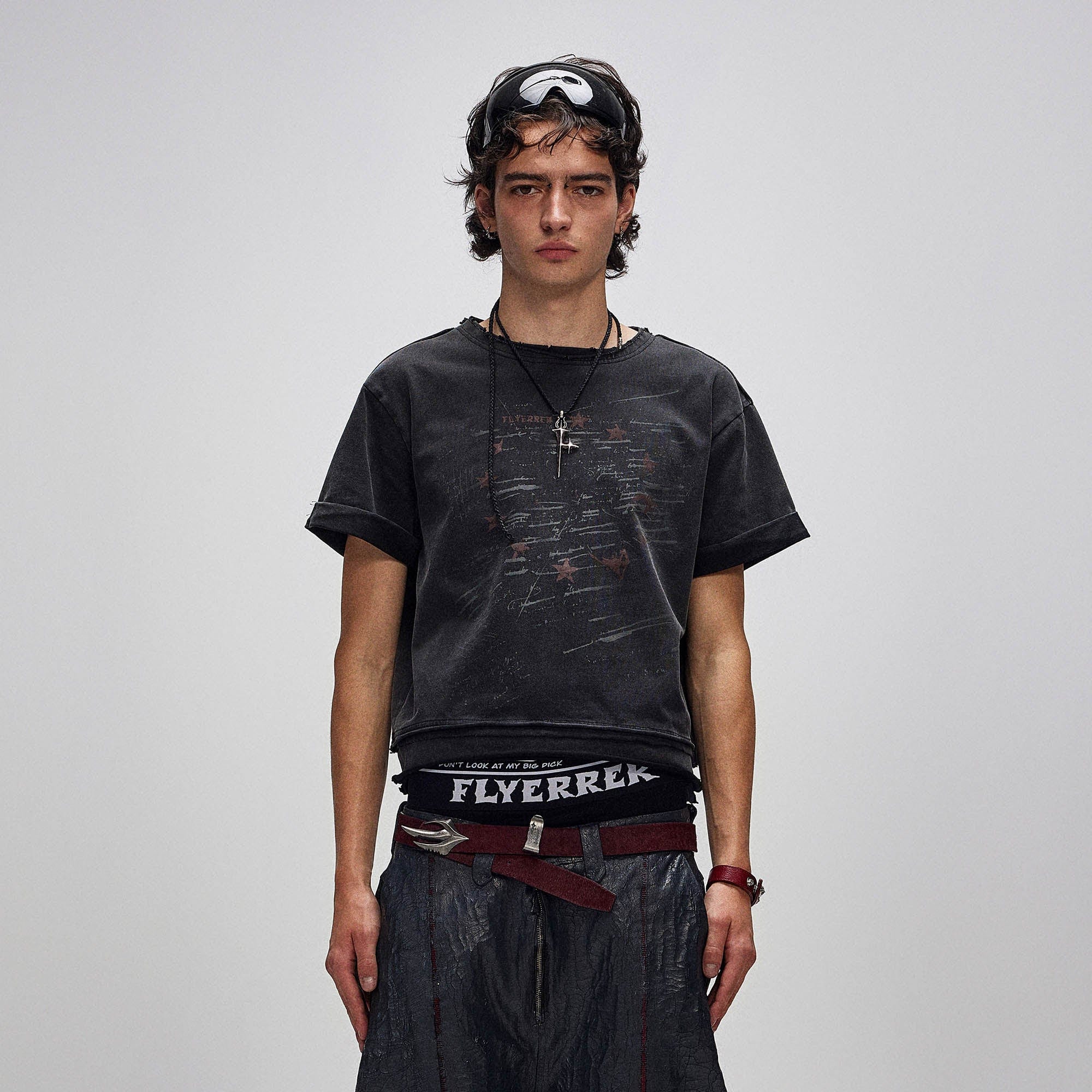 FLYERRER Distressed Shooting Star T-Shirt