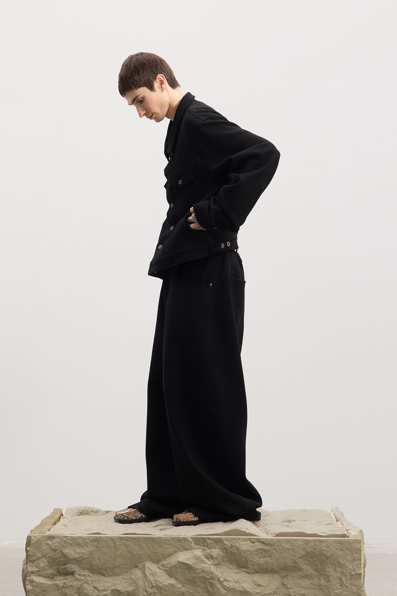 DND4DES Essential Wool-Blend Baggy Pants, premium urban and streetwear designers apparel on PROJECTISR.com, DND4DES