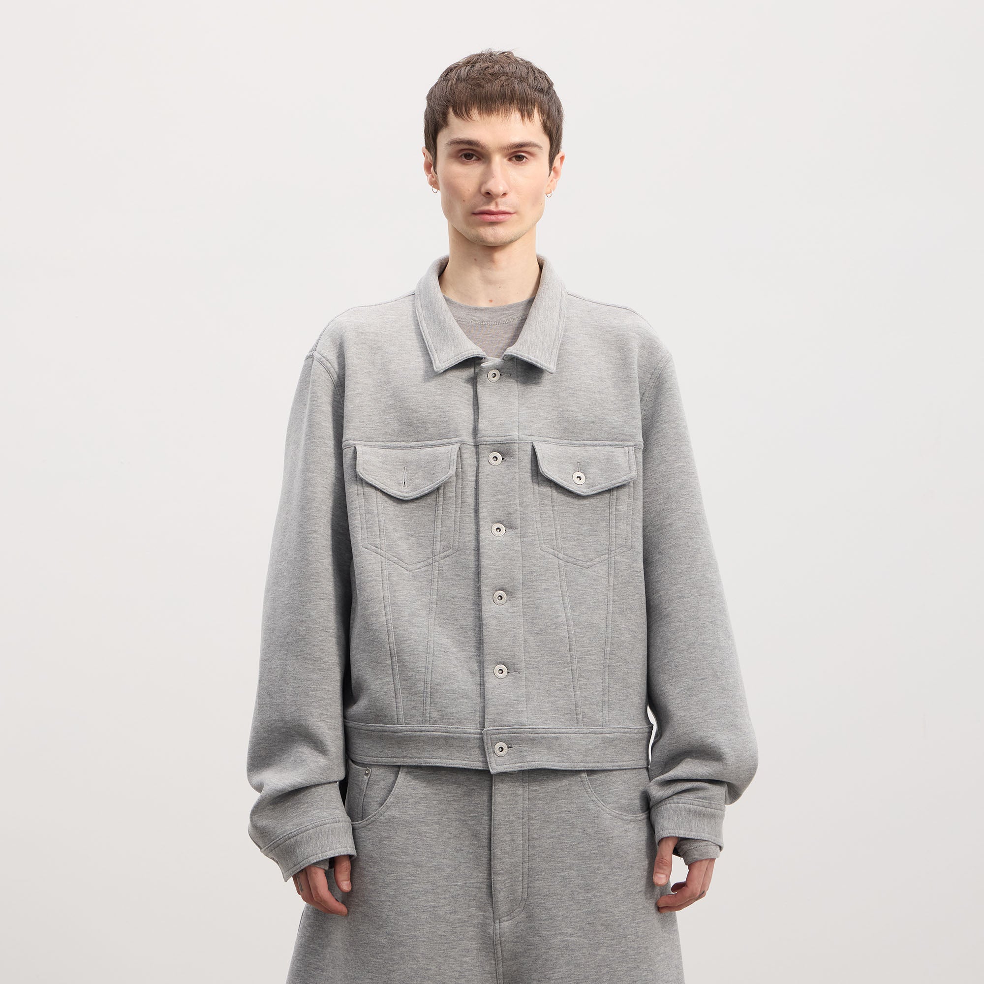 DND4DES Wool-Blend Button-Up Utility Jacket, premium urban and streetwear designers apparel on PROJECTISR.com, DND4DES