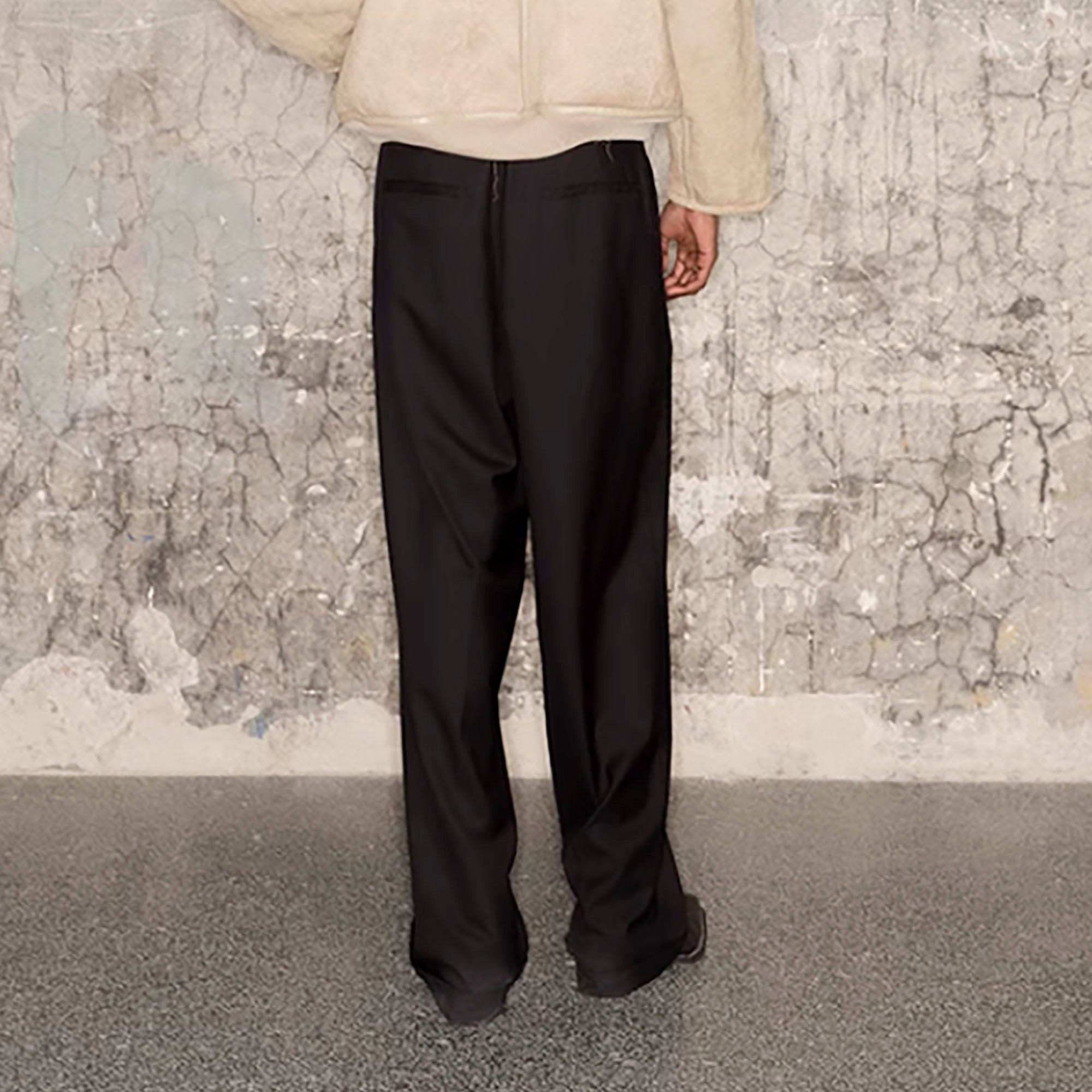 TRIANGLE PROJECT Essential Wool-Blended Oversized Trousers, premium urban and streetwear designers apparel on PROJECTISR.com, TRIANGLE PROJECT