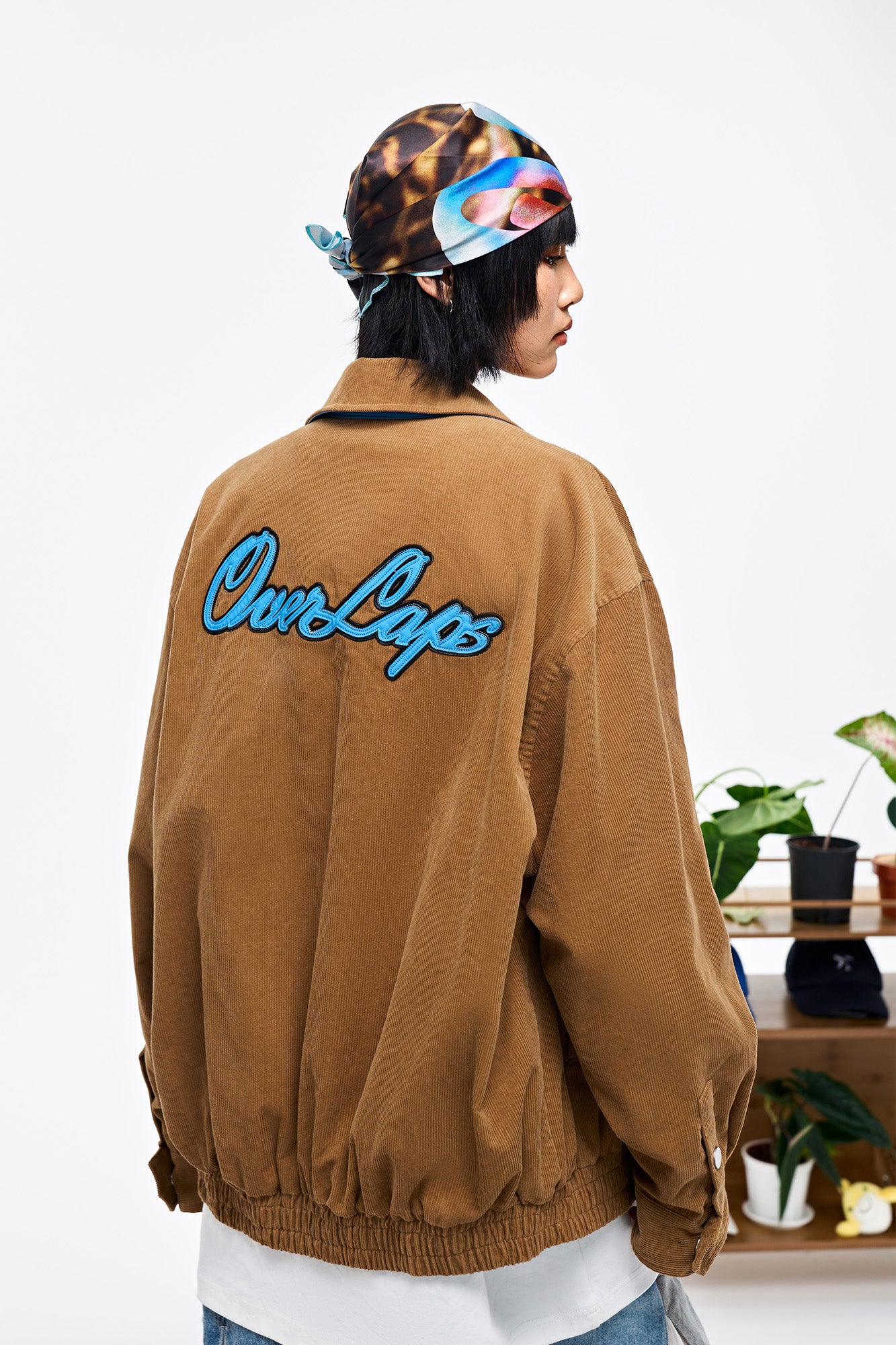 OVERLAPS Embroidered LOGO Utility Snap Jacket, premium urban and streetwear designers apparel on PROJECTISR.com, OVERLAPS