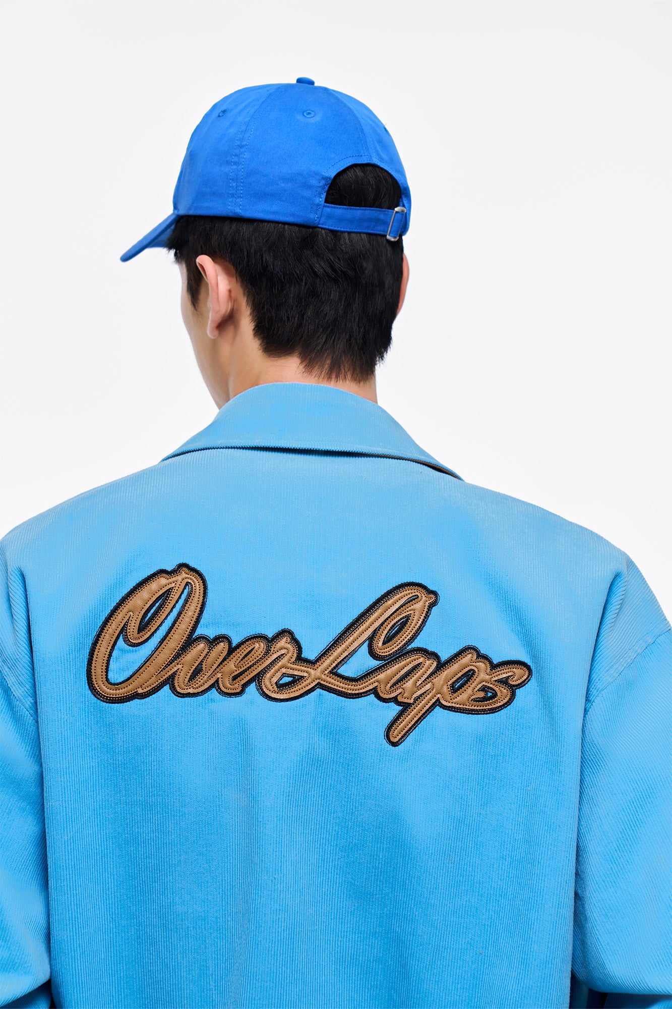 OVERLAPS Embroidered LOGO Utility Snap Jacket, premium urban and streetwear designers apparel on PROJECTISR.com, OVERLAPS