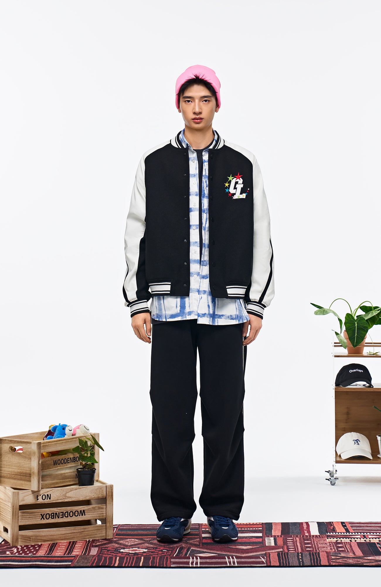 OVERLAPS Striped Panel Track Pants, premium urban and streetwear designers apparel on PROJECTISR.com, OVERLAPS