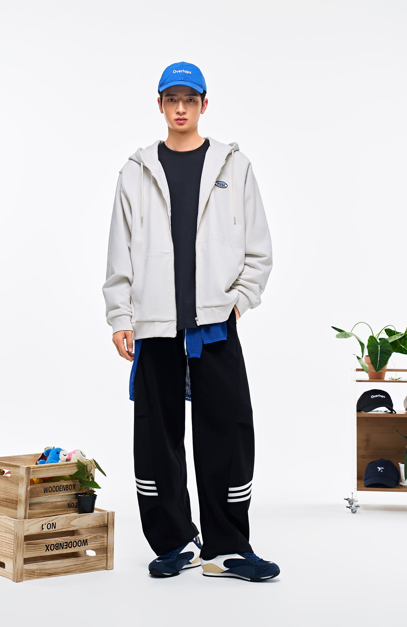 OVERLAPS Curved-Leg Panel Track Pants, premium urban and streetwear designers apparel on PROJECTISR.com, OVERLAPS