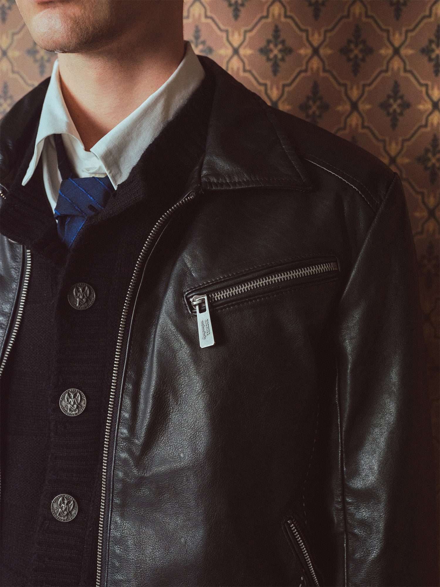 RICHILL Multi-Zipper Leather Cropped Jacket, premium urban and streetwear designers apparel on PROJECTISR.com, RICHILL