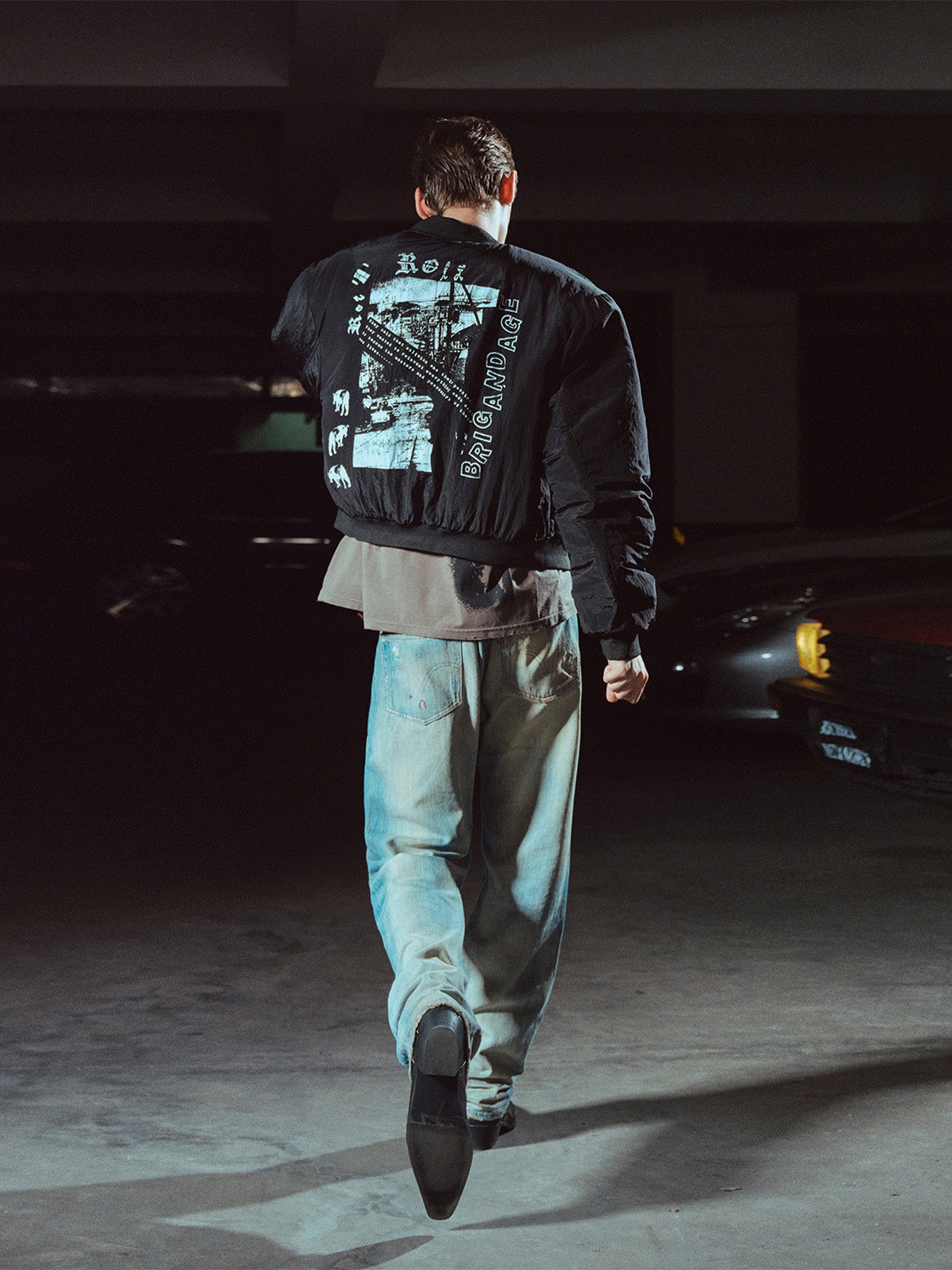 RICHILL Medal Graphic Cropped Bomber Jacket, premium urban and streetwear designers apparel on PROJECTISR.com, RICHILL