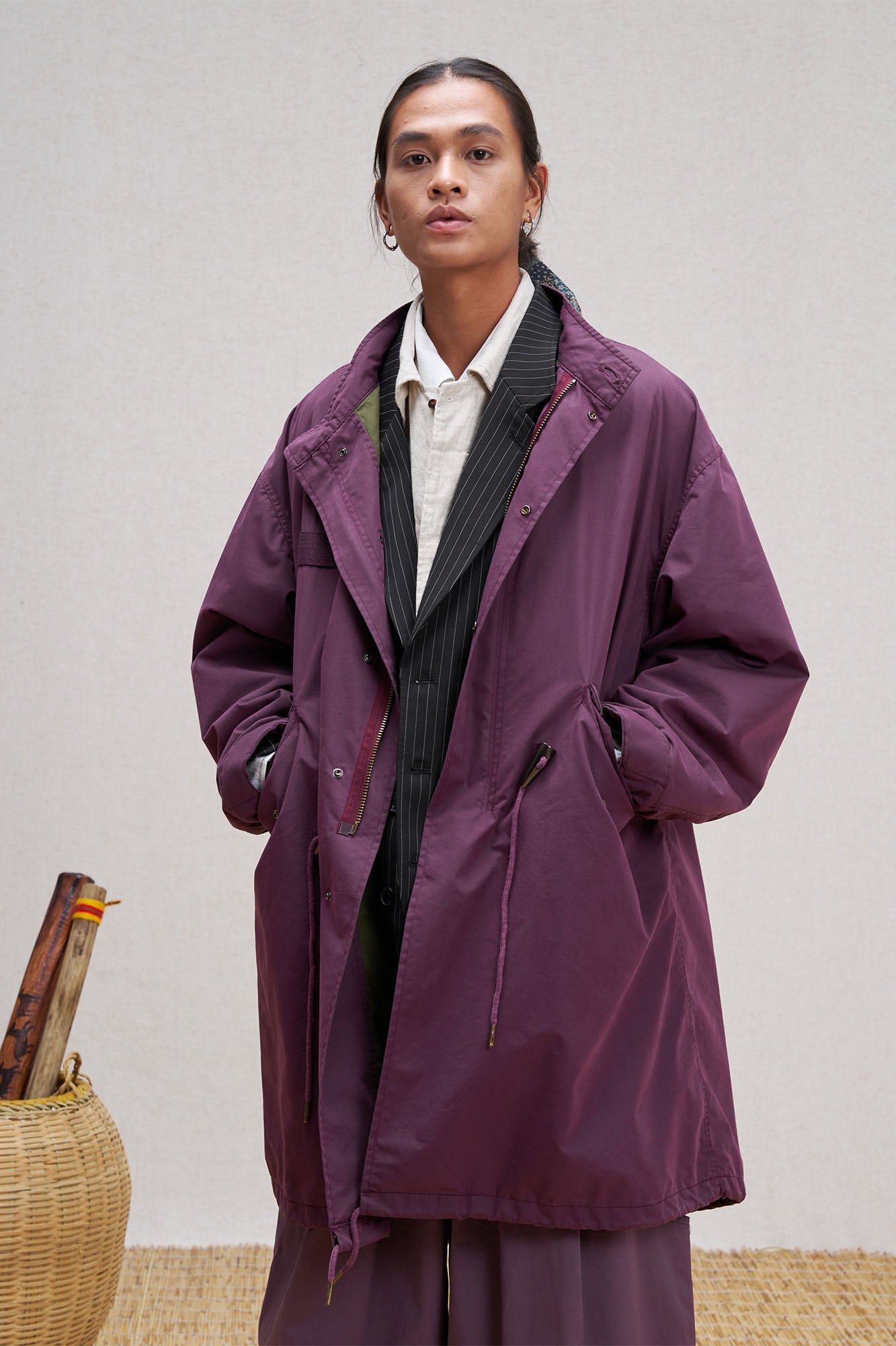 UNLIMITED MOTE Oversized Drawcord Parka