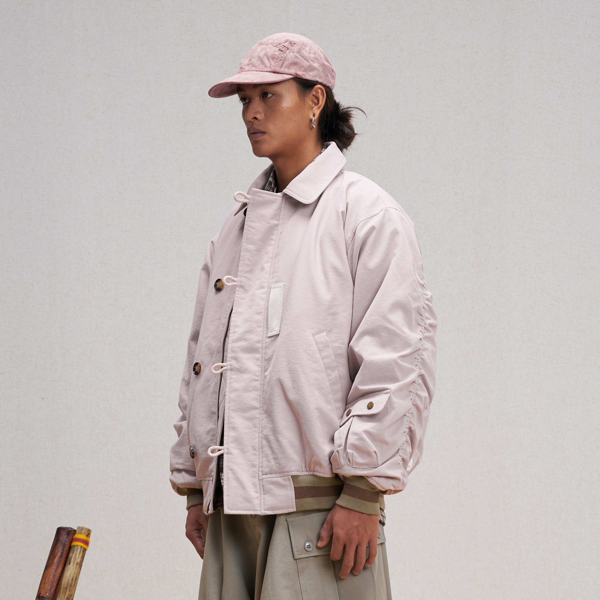 UNLIMITED MOTE Asym Utility Padded Bomber Jacket