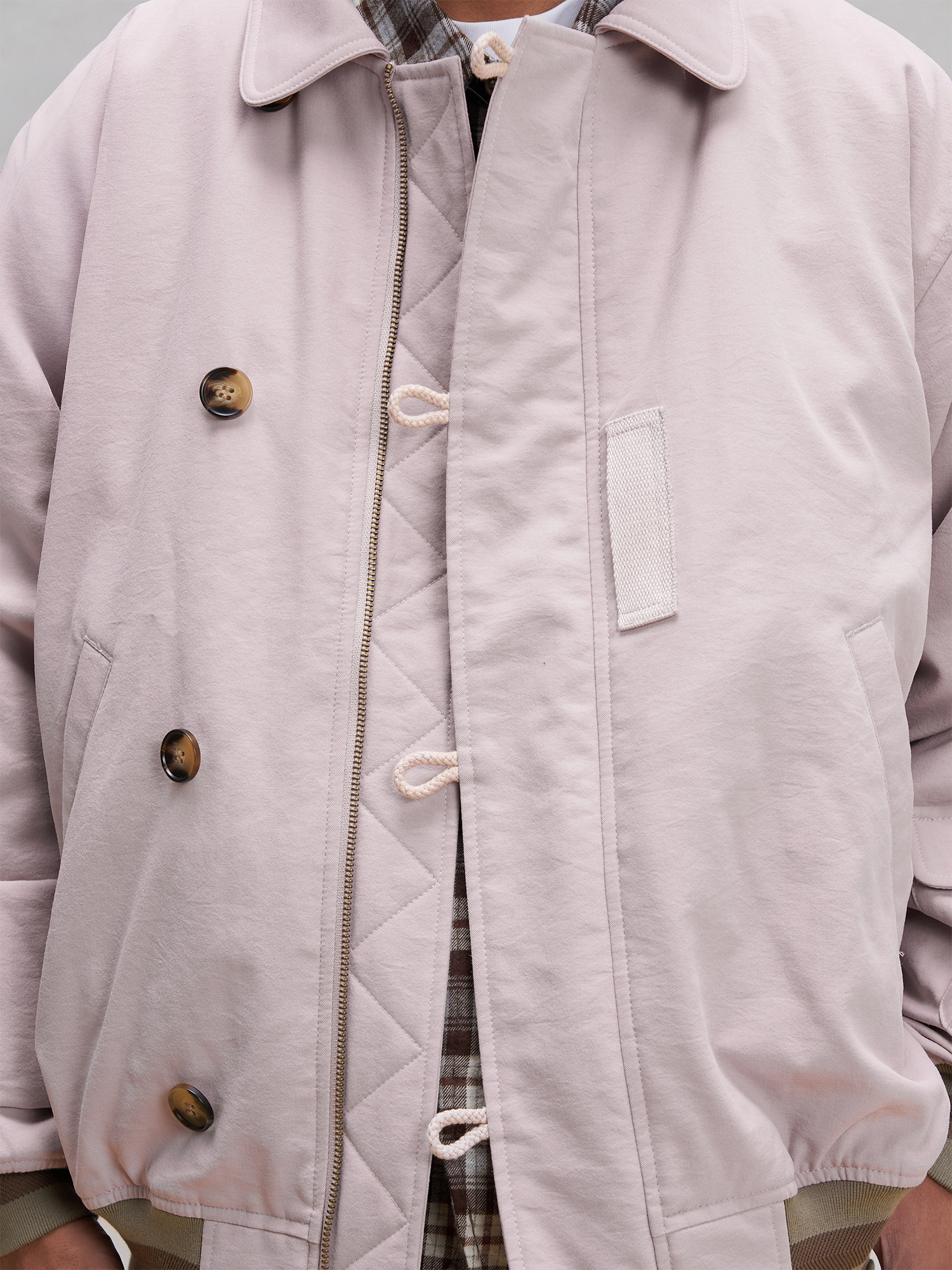 UNLIMITED MOTE Asym Utility Padded Bomber Jacket