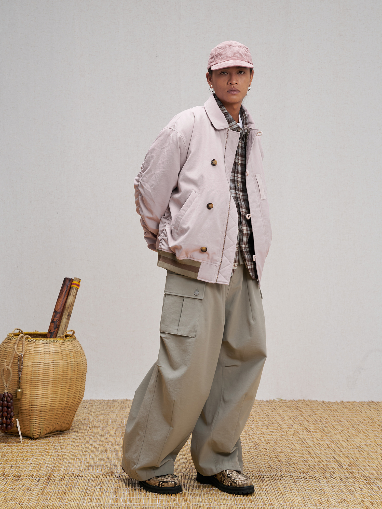 UNLIMITED MOTE Asym Utility Padded Bomber Jacket