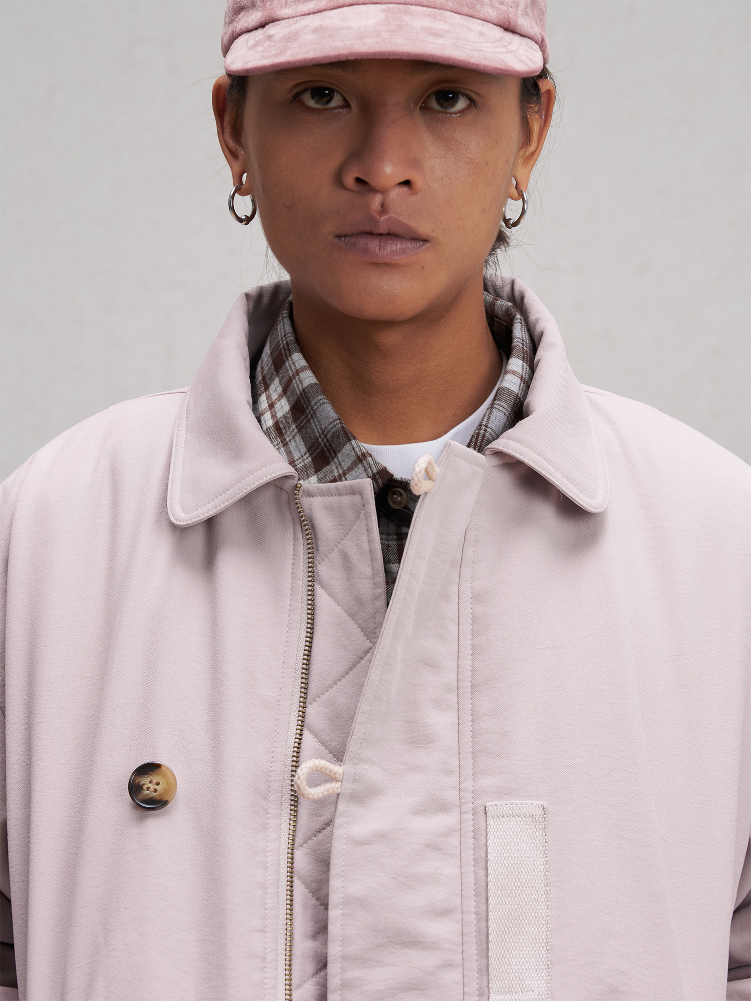 UNLIMITED MOTE Asym Utility Padded Bomber Jacket