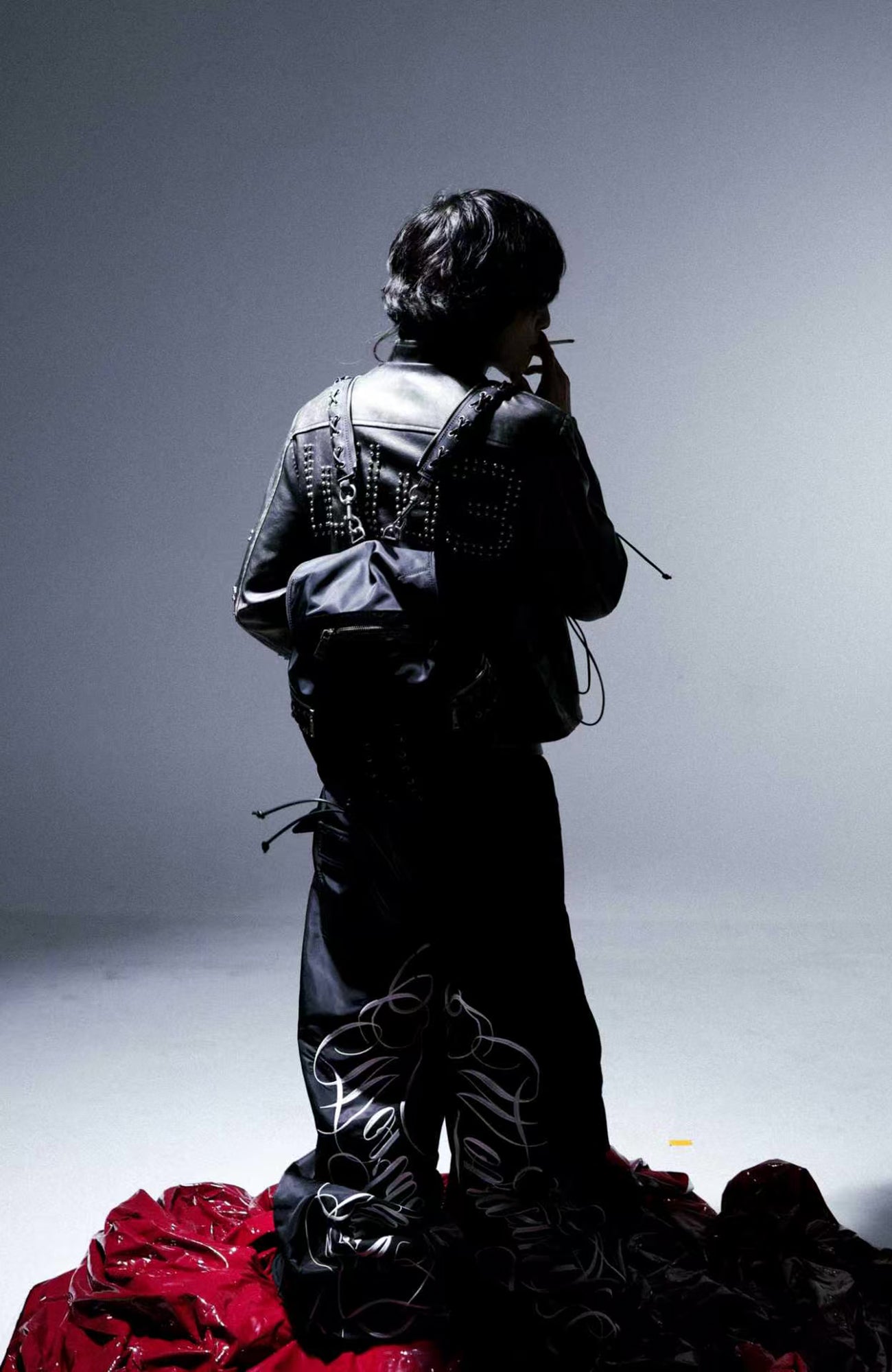 PCCVISION x GMK Perforated Strapped Nylon Backpack