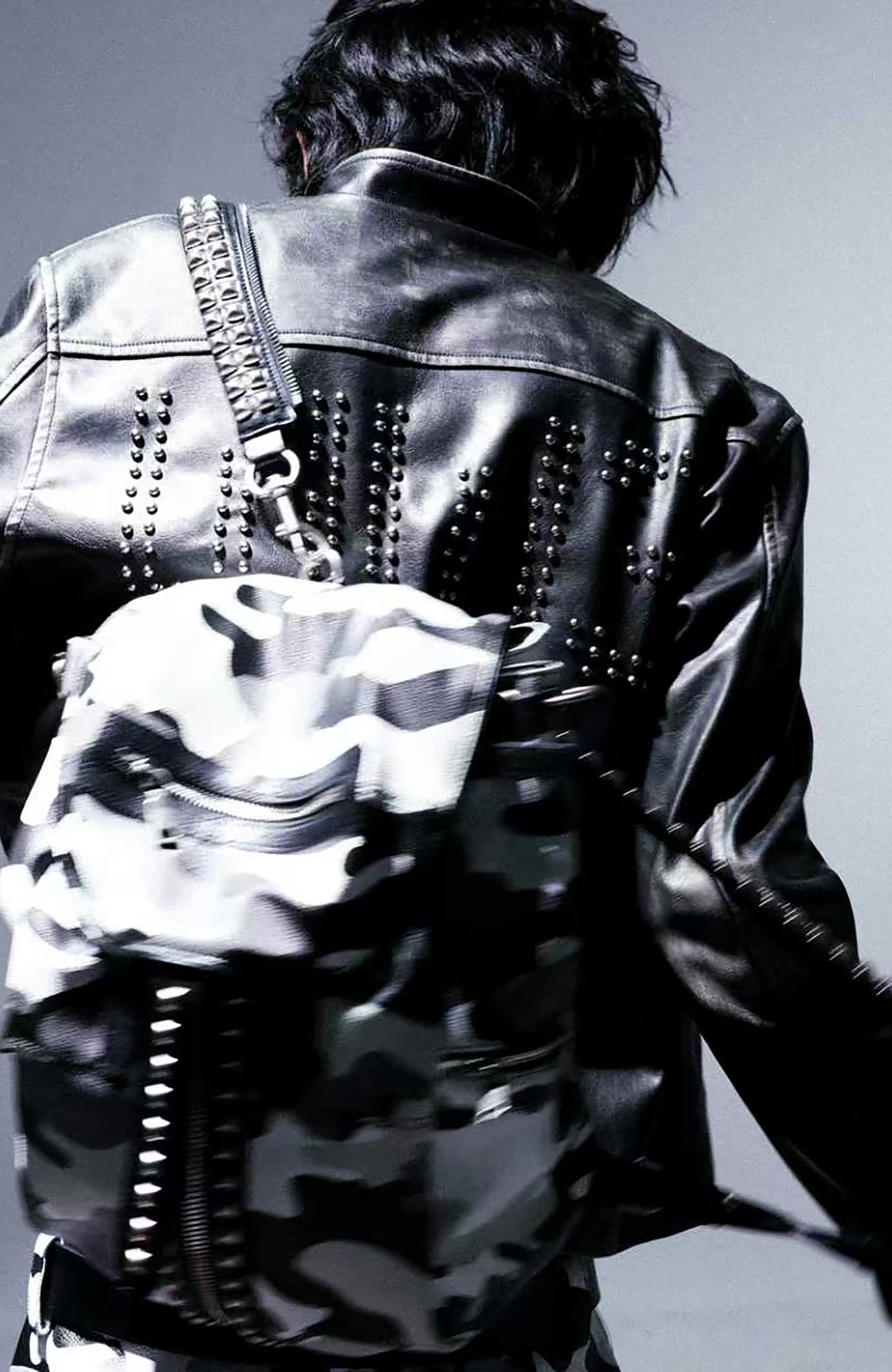 PCCVISION x GMK Studded Camo PU Backpack