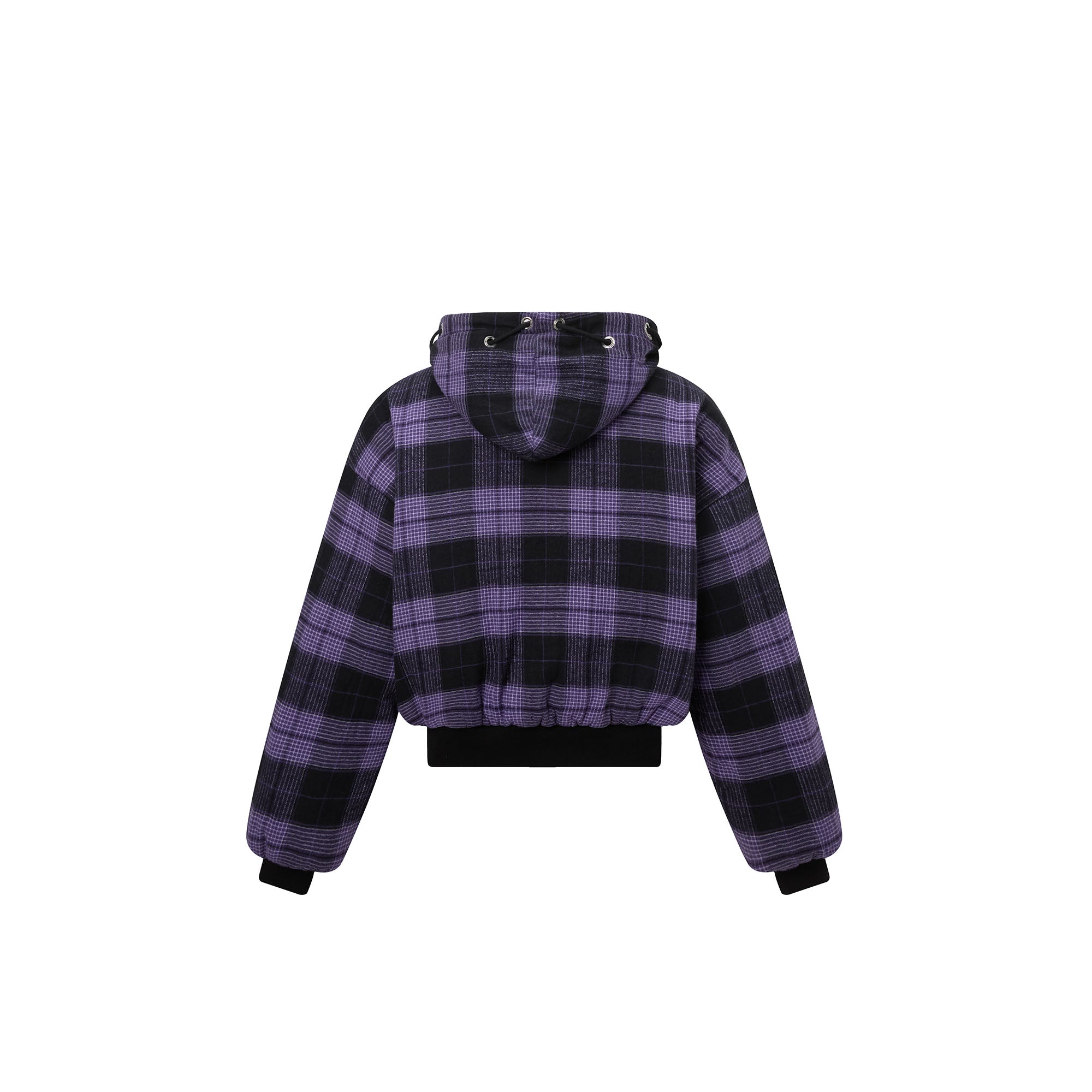 RECOVER ZONE Reversible Check & Solid Hoodie Jacket, premium urban and streetwear designers apparel on PROJECTISR.com, RECOVER ZONE