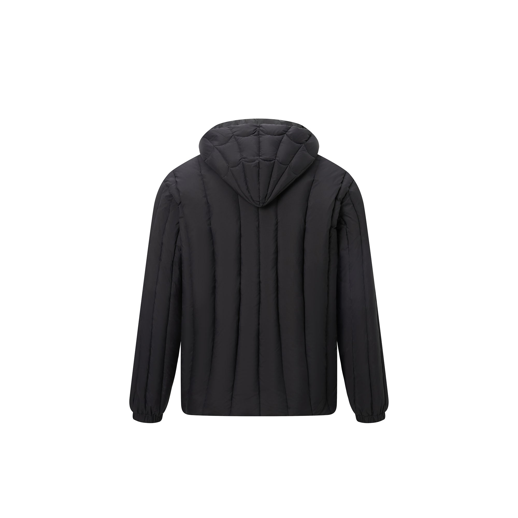 RECOVER ZONE Bat-Quilted Hooded Down Puffer Jacket, premium urban and streetwear designers apparel on PROJECTISR.com, RECOVER ZONE
