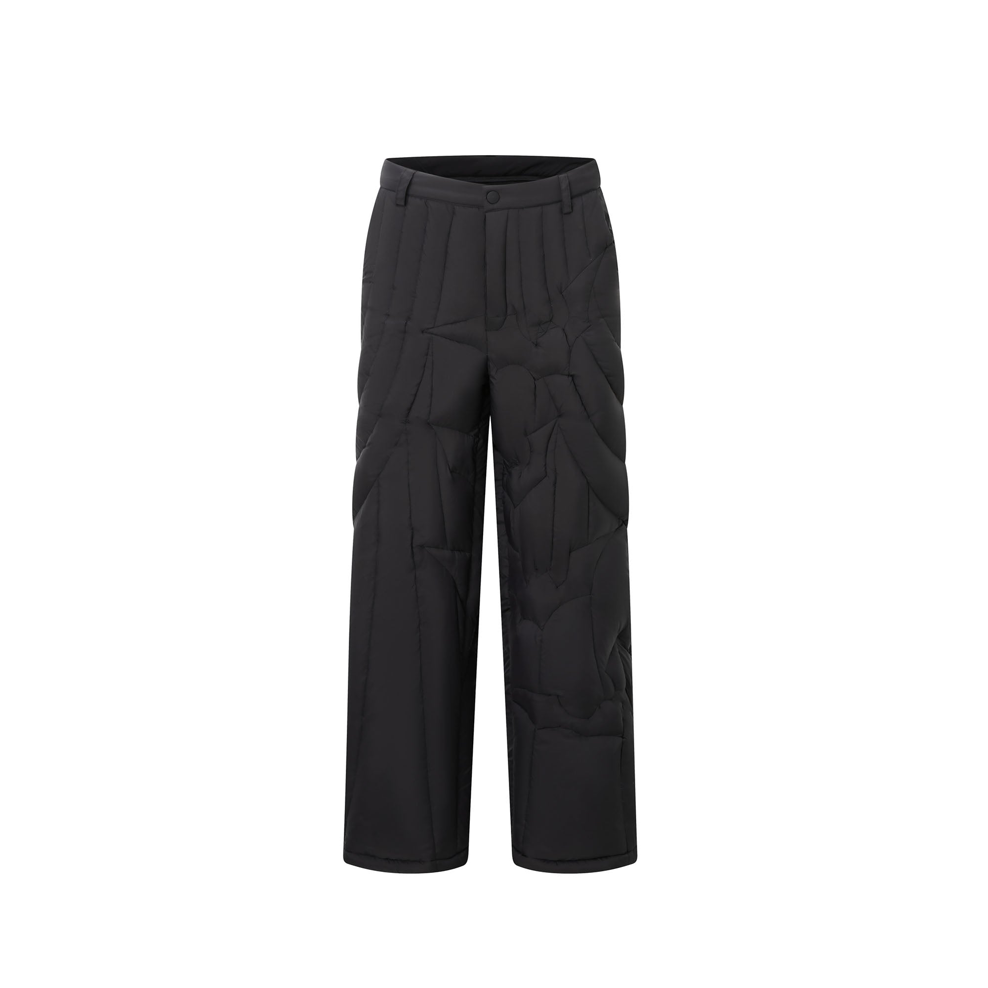 RECOVER ZONE Stitch Quilted Thermal Straight-Leg Pants, premium urban and streetwear designers apparel on PROJECTISR.com, RECOVER ZONE