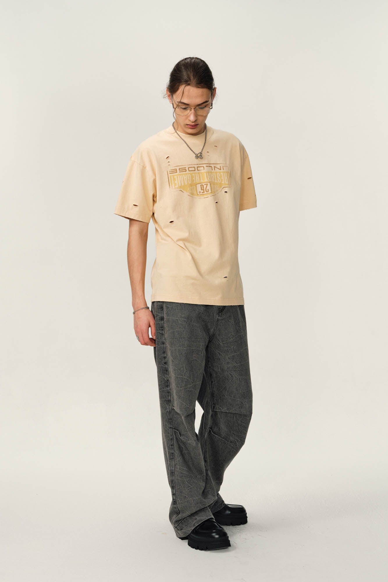 OVDY Retro Distressed Graphic T-Shirt, premium urban and streetwear designers apparel on PROJECTISR.com, OVDY