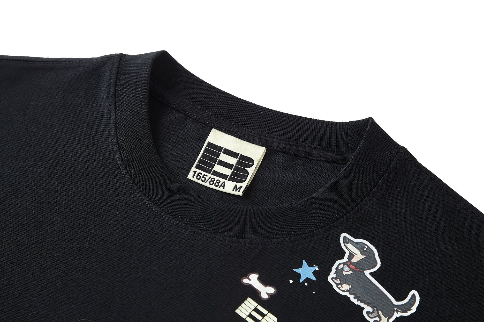 BONELESS Dachshund Patch Sorona T-Shirt, premium urban and streetwear designers apparel on PROJECTISR.com, BONELESS