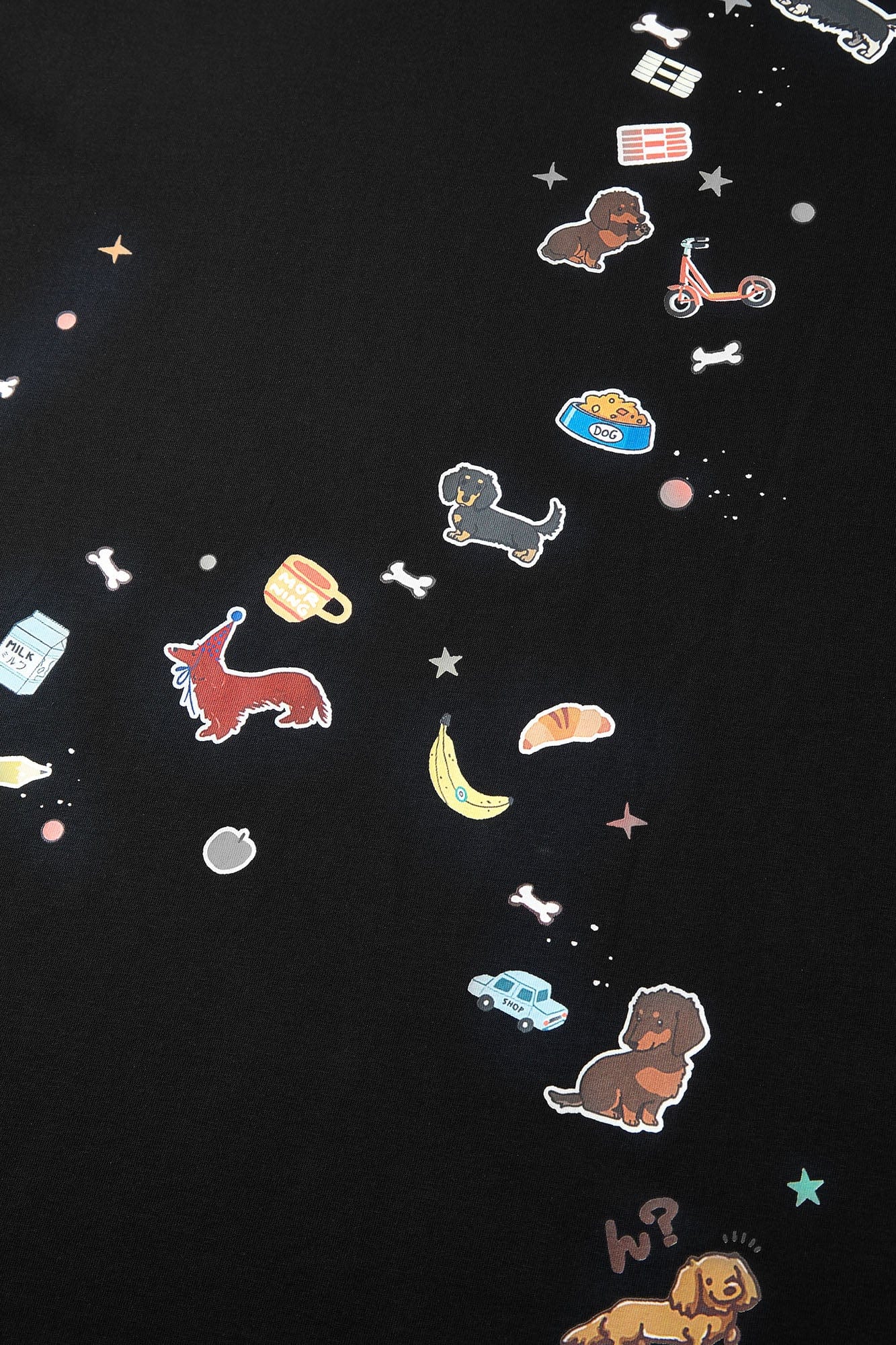 BONELESS Dachshund Patch Sorona T-Shirt, premium urban and streetwear designers apparel on PROJECTISR.com, BONELESS