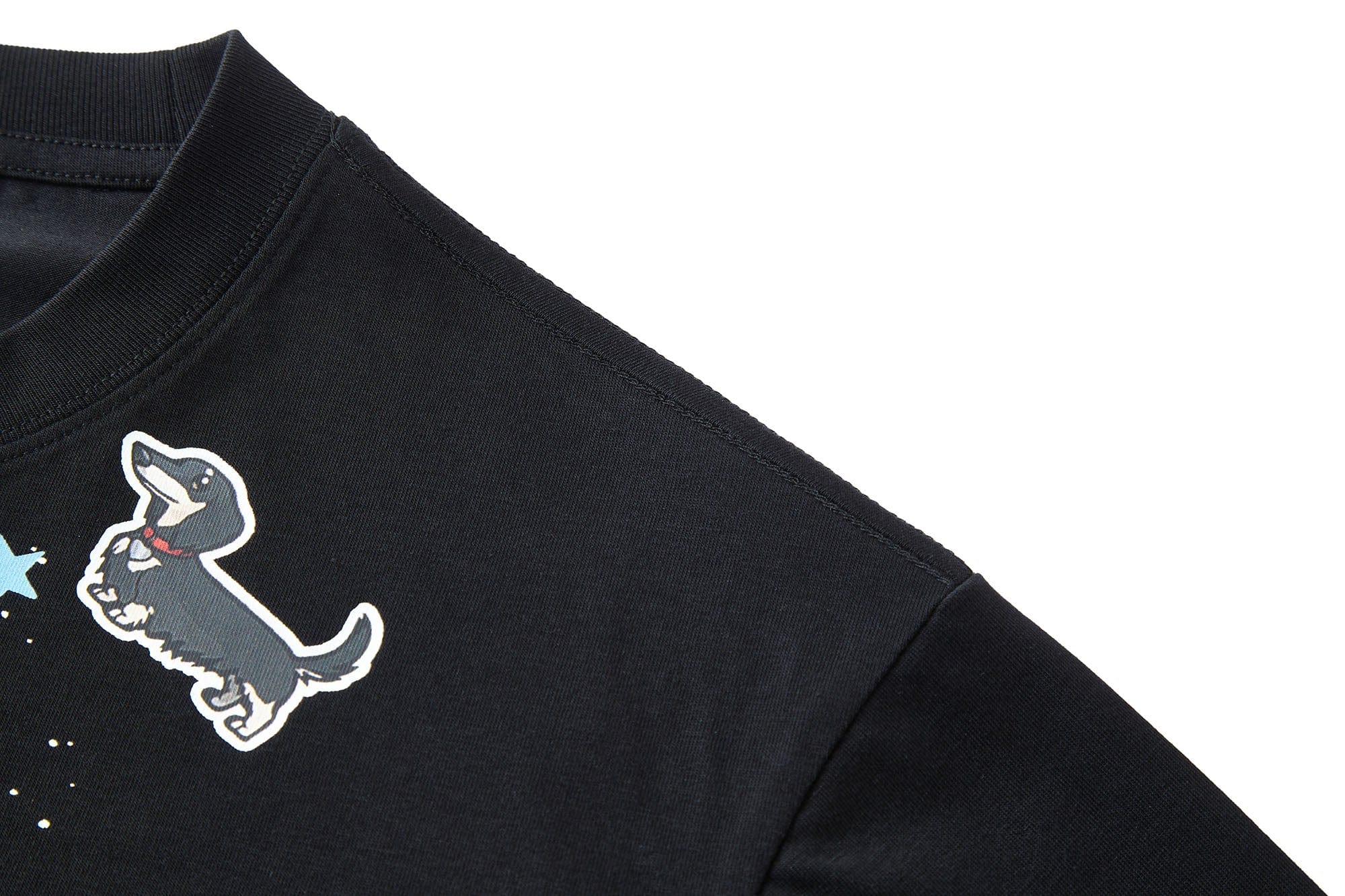 BONELESS Dachshund Patch Sorona T-Shirt, premium urban and streetwear designers apparel on PROJECTISR.com, BONELESS