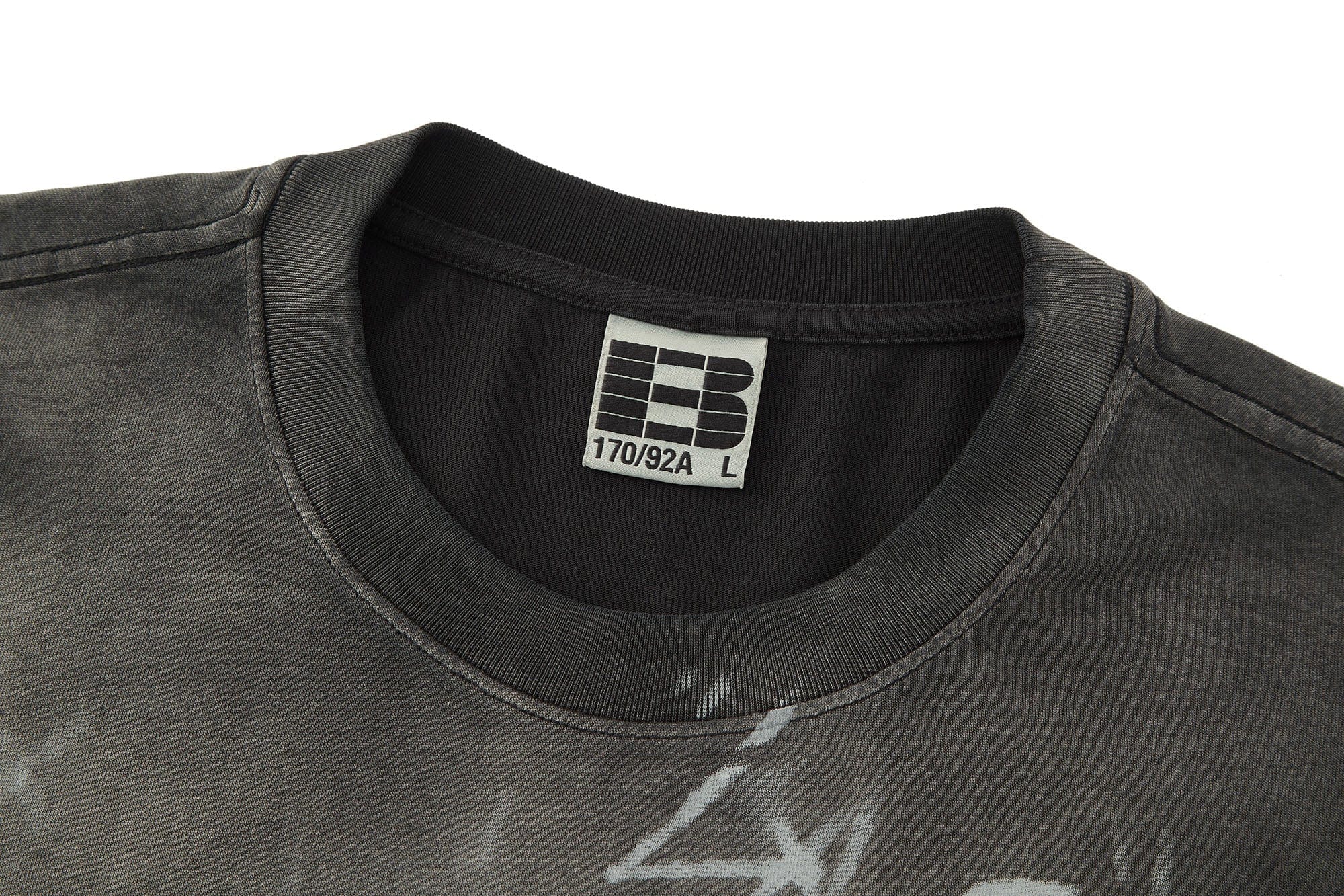 BONELESS Graffiti Distressed Washed T-Shirt, premium urban and streetwear designers apparel on PROJECTISR.com, BONELESS