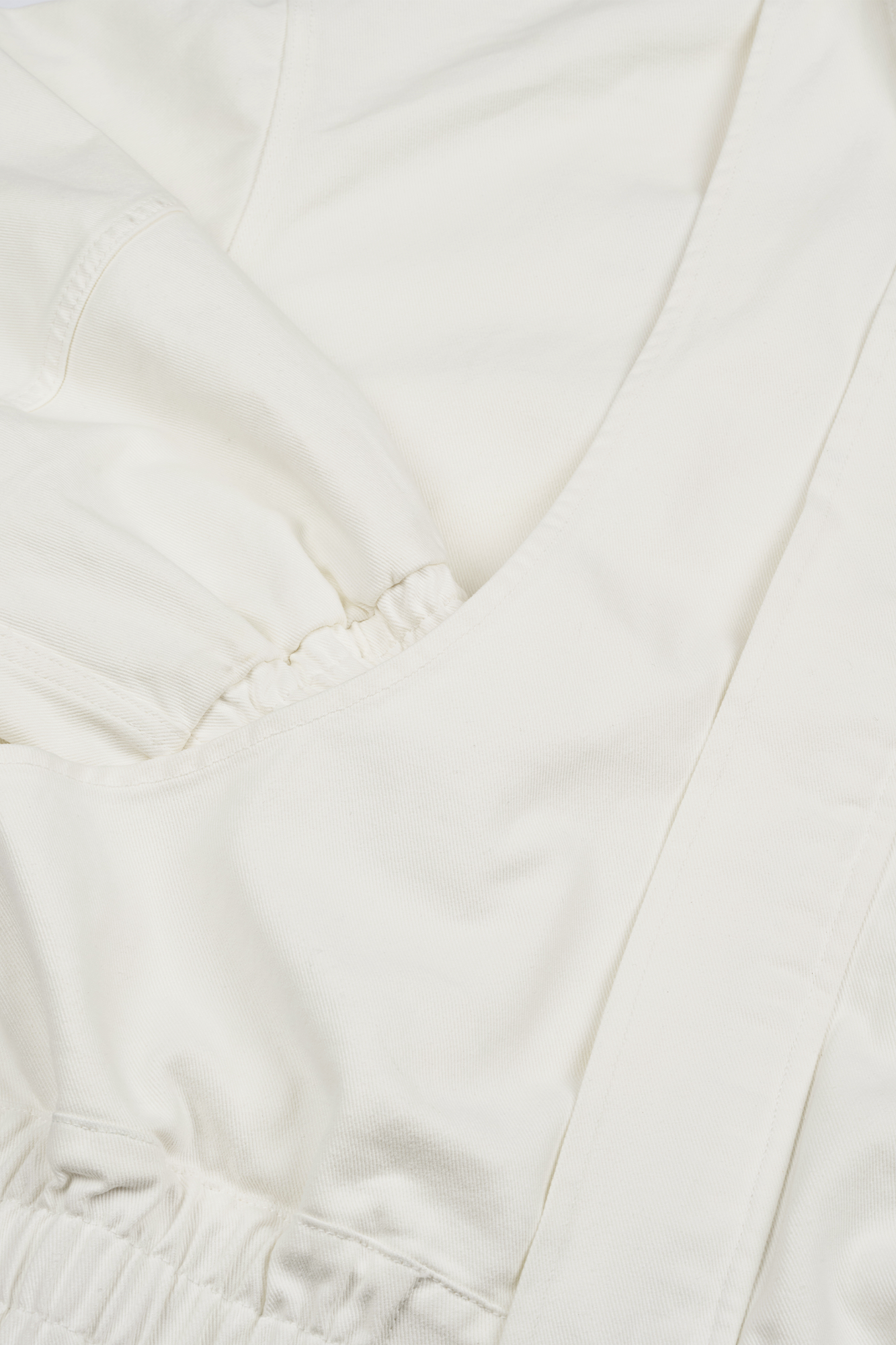 455EMBLE Faux leather Patch LOGO Denim Jacket