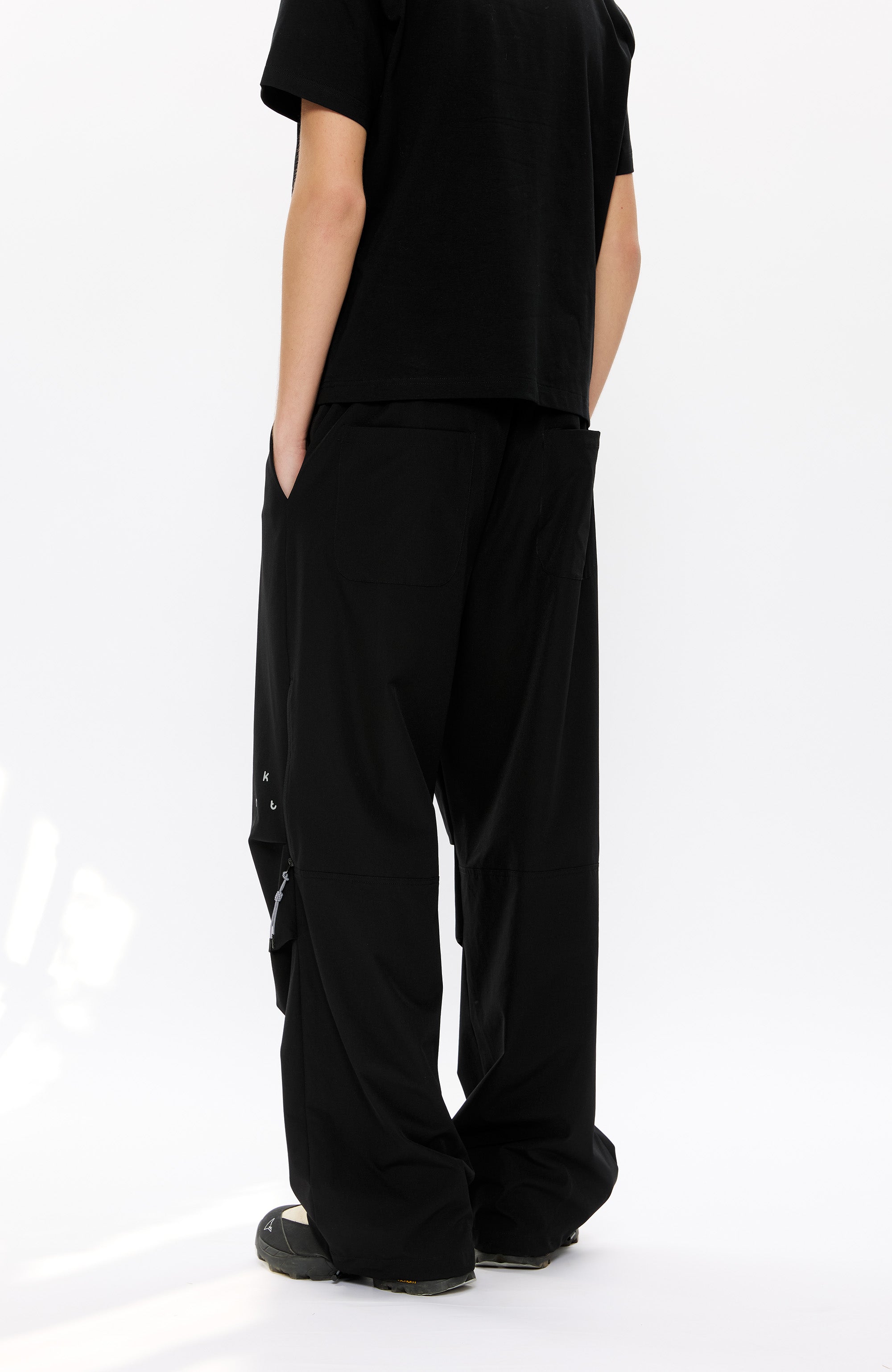 KREATE Parachute Cargo Pants, premium urban and streetwear designers apparel on PROJECTISR.com, KREATE