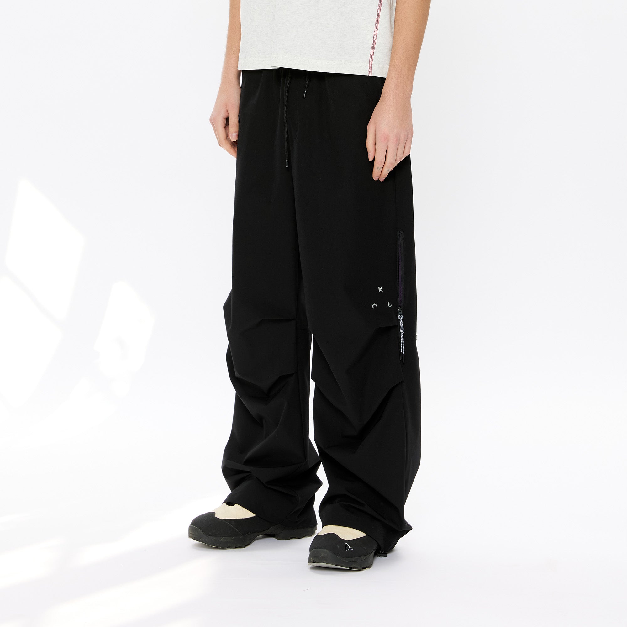 KREATE Parachute Cargo Pants, premium urban and streetwear designers apparel on PROJECTISR.com, KREATE